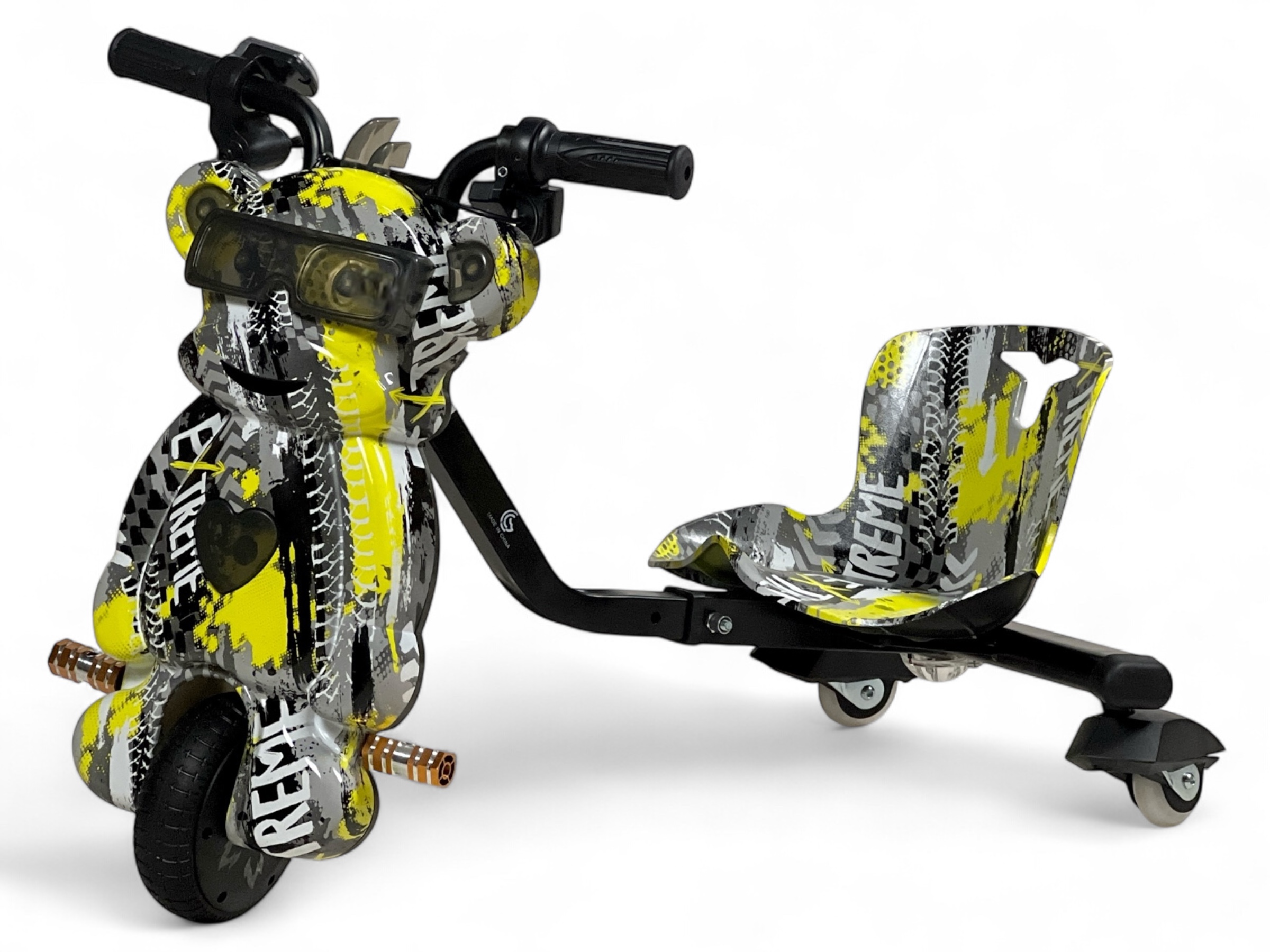 その他 SMART DRIFTING SCOOTER Mini Drift Scooter with a Distinctive Face Design - 36V Electric