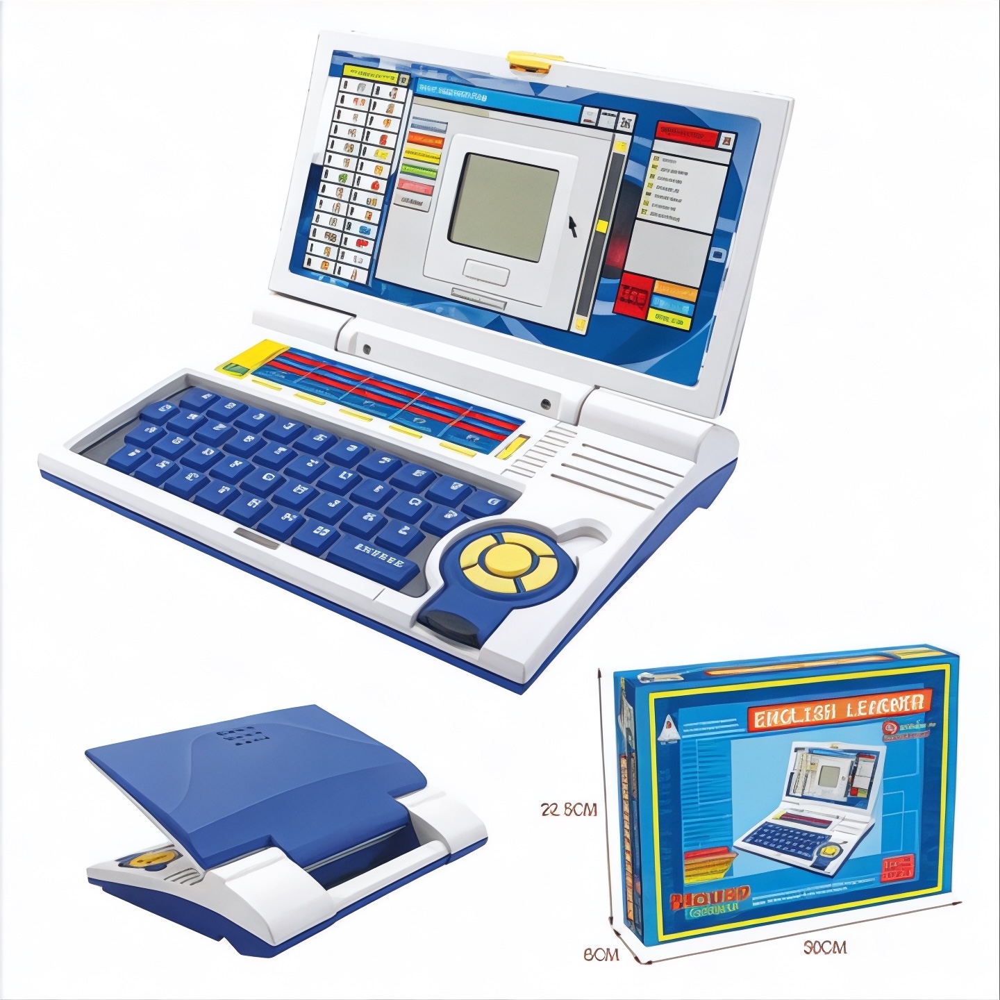  Kids’ English Learning Laptop Toy – Educational Computer for Children 