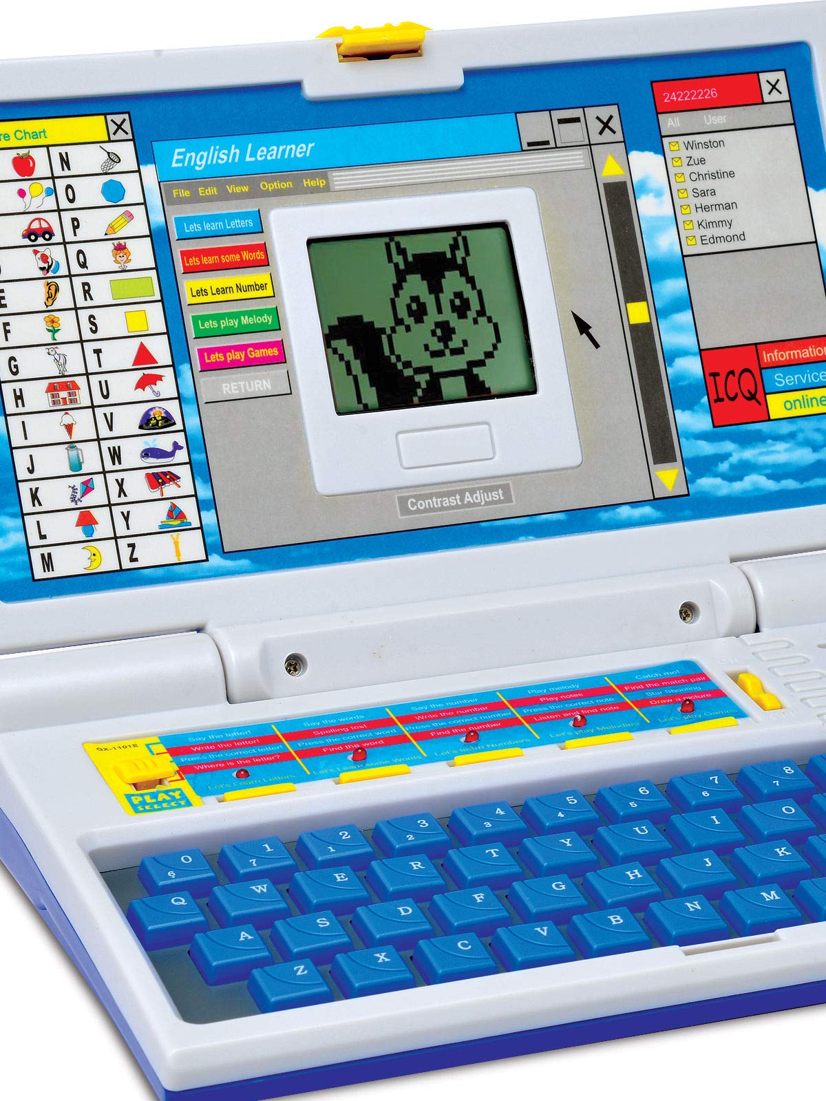  Kids’ English Learning Laptop Toy – Educational Computer for Children 