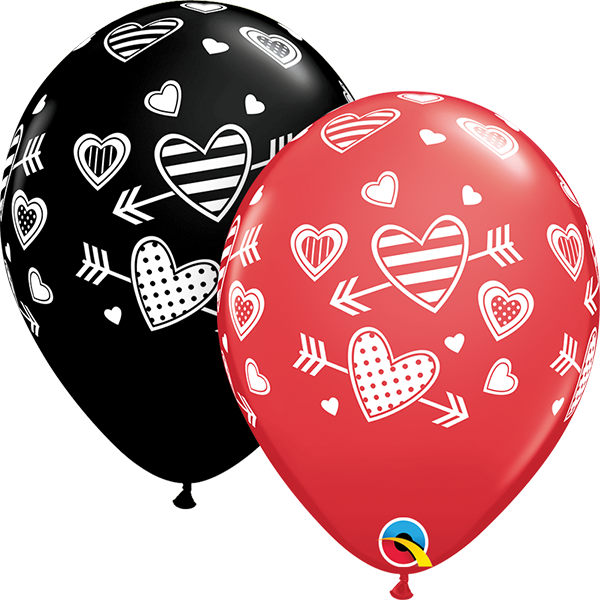 Helium Printed Balloons - "love"
