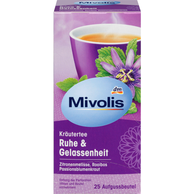 Herbal Tea with Lemon Balm, Rooibos & Passion Flower Herb - Mivolis