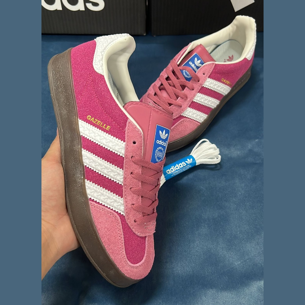 adidas gazelle silver green womens adidas Gazelle Bold Wild Pink main image 1
