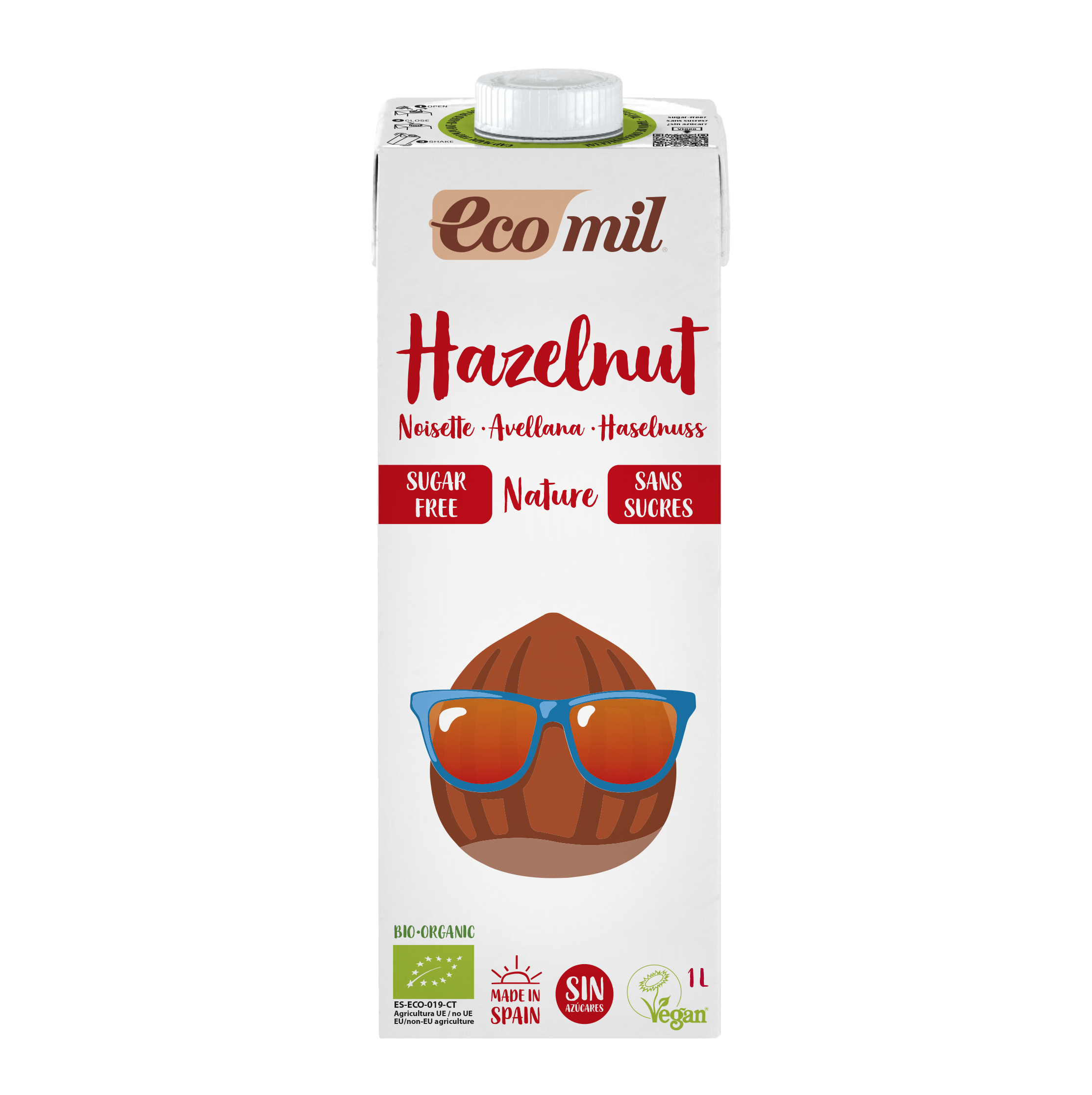 Ecomil Organic Hazelnut Drink No added Sugar