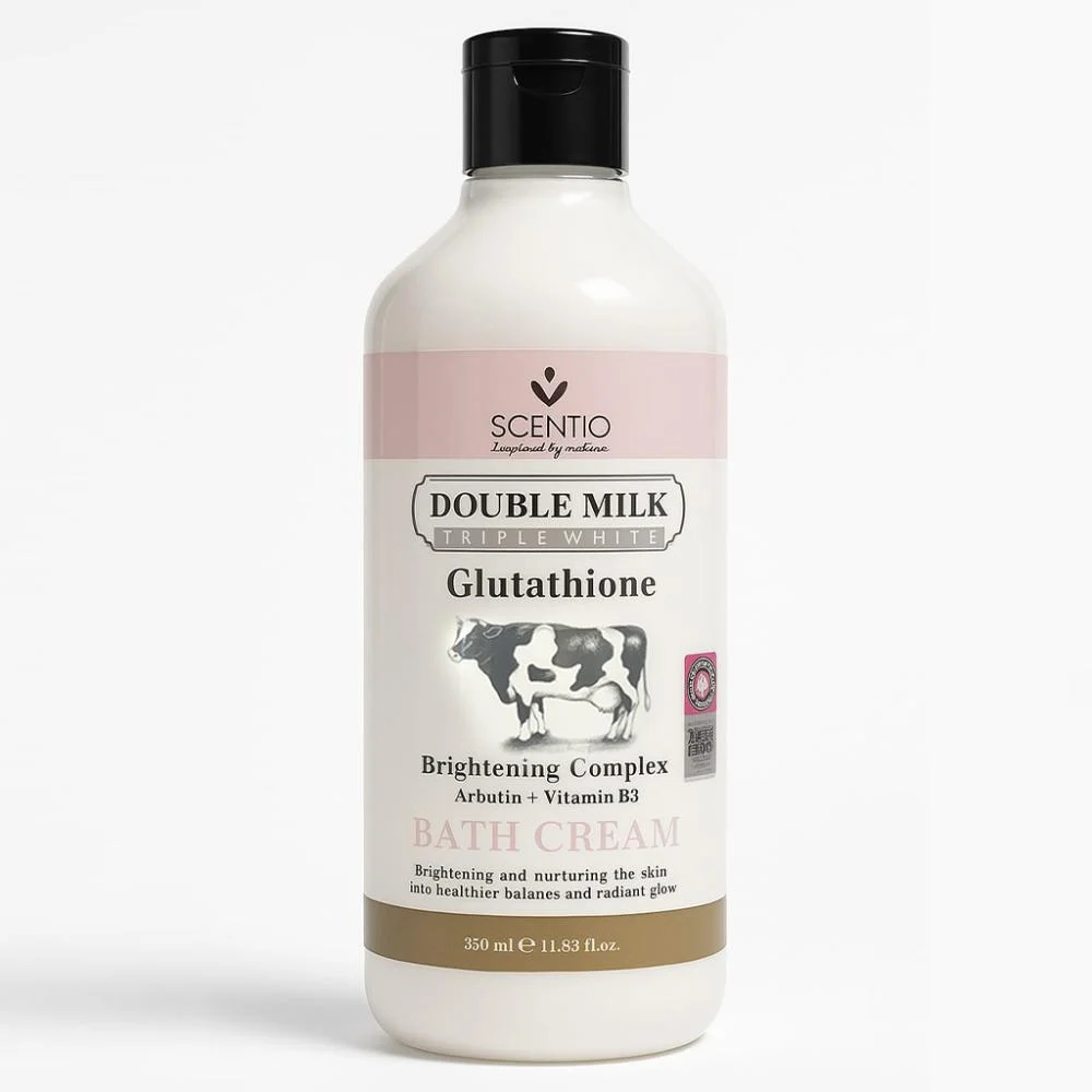 double milk triple white glutathione Scentio Double Milk Triple Bright Bath Cream