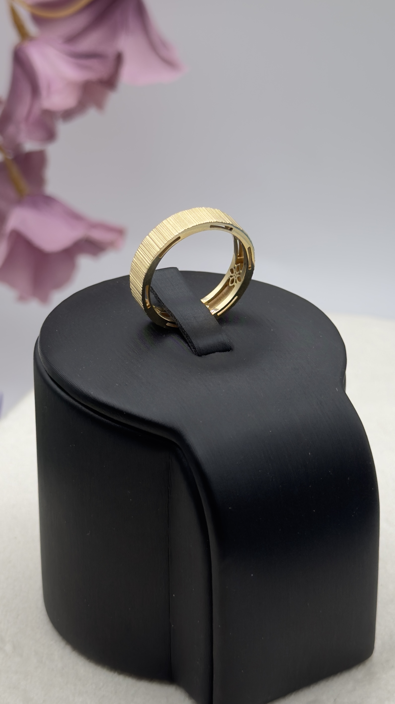  دبله حرير عيار 18k مقاس 18 