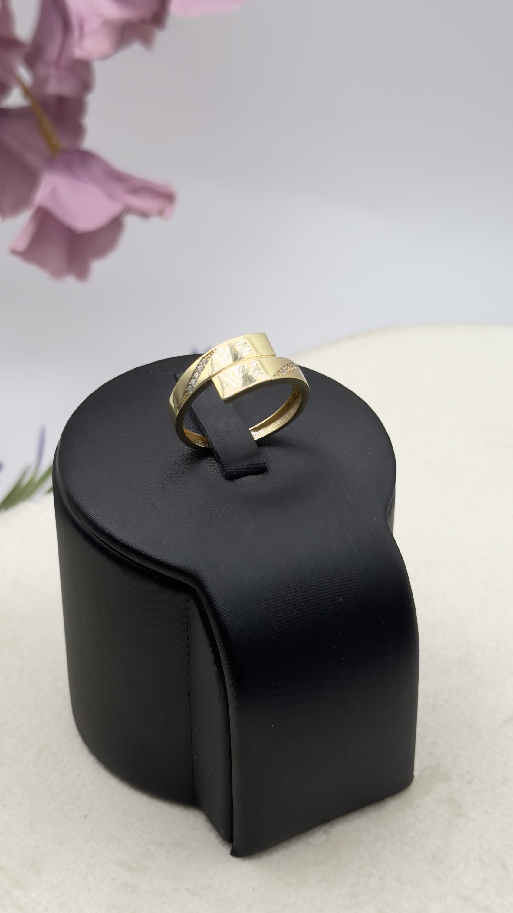 خاتم ايطالي ناعم عيار 18k 