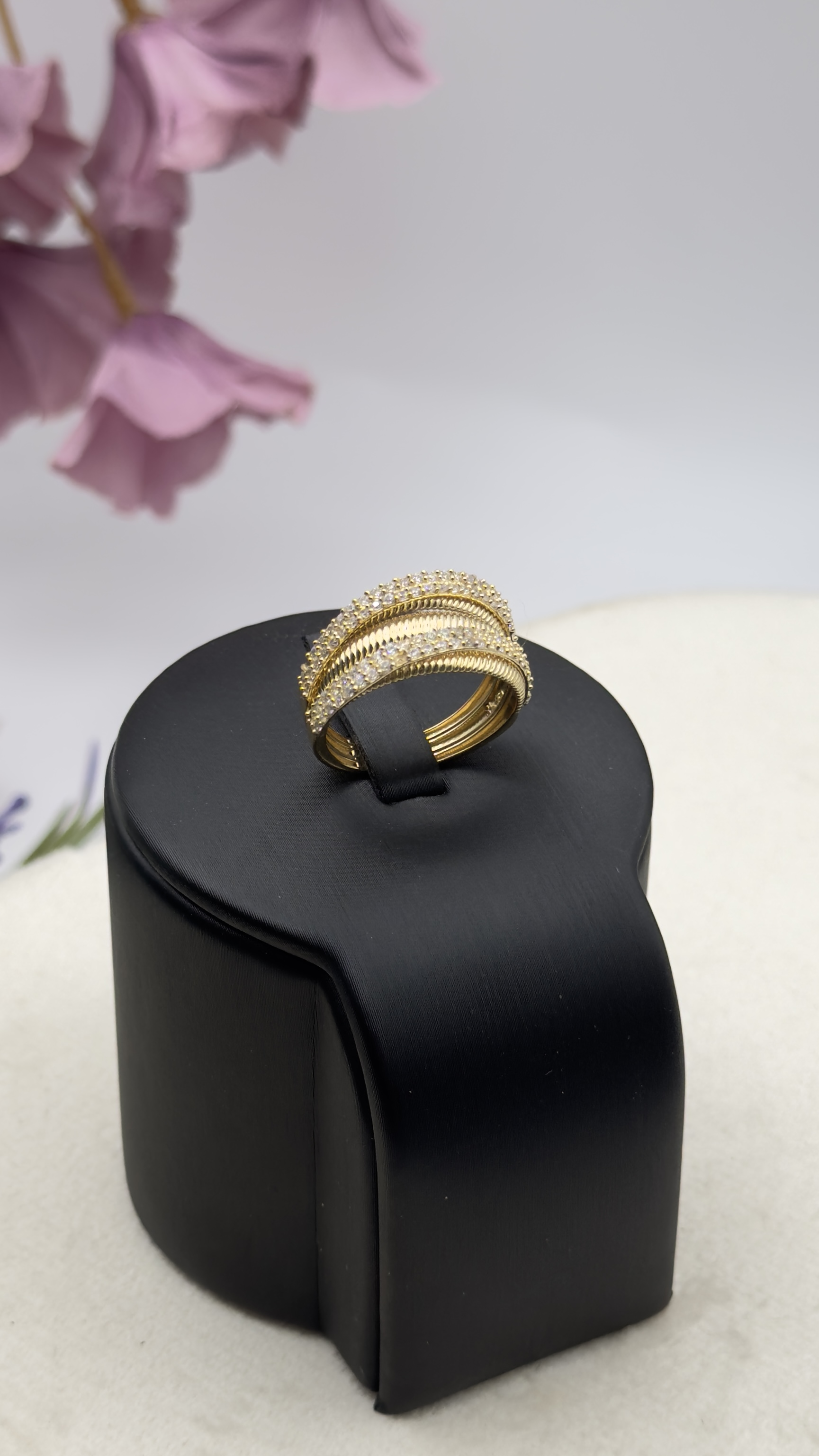 خاتم ايطالي ناعم عيار 18k 