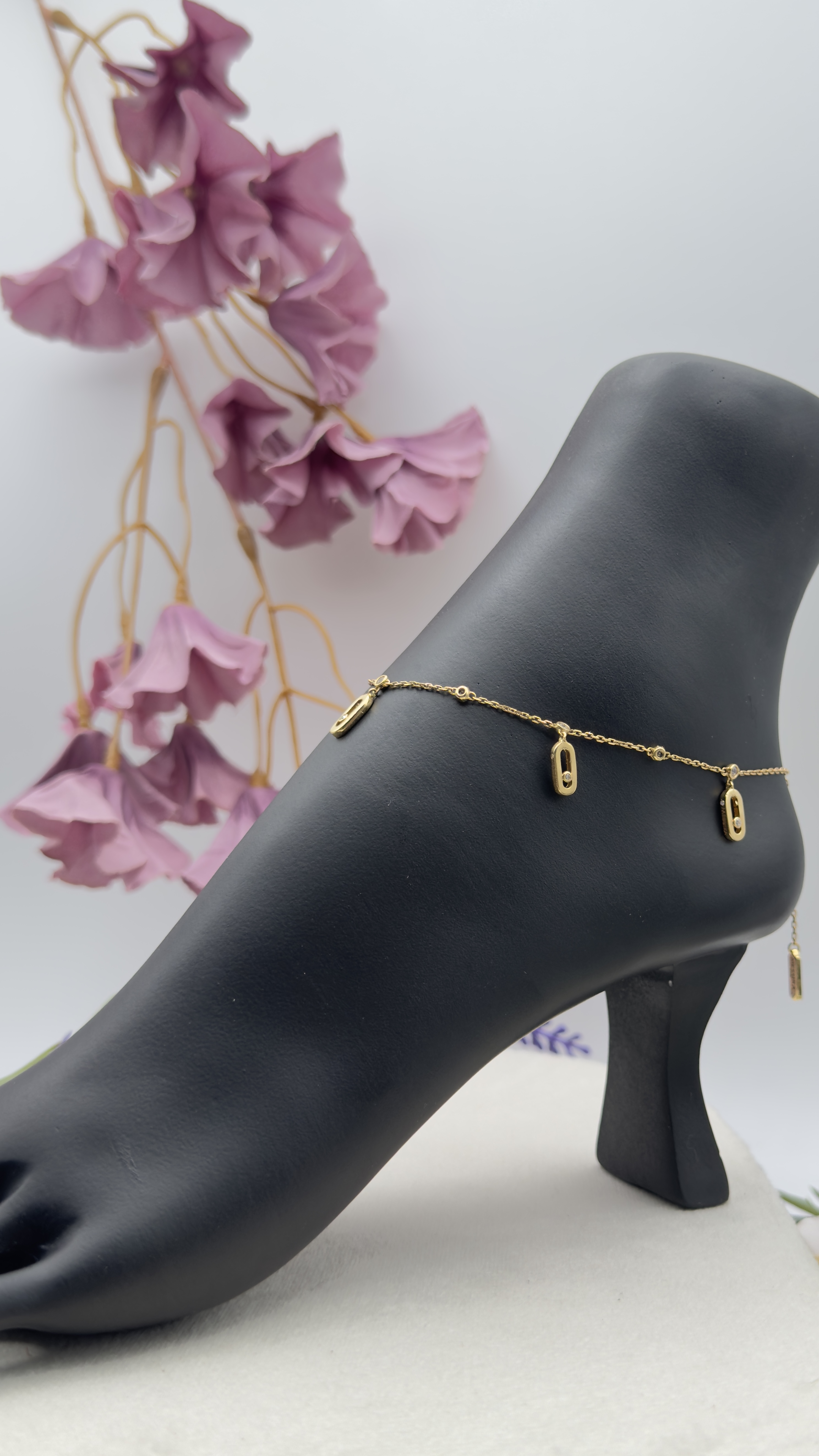  خلخال ميسيكا عيار 18k 