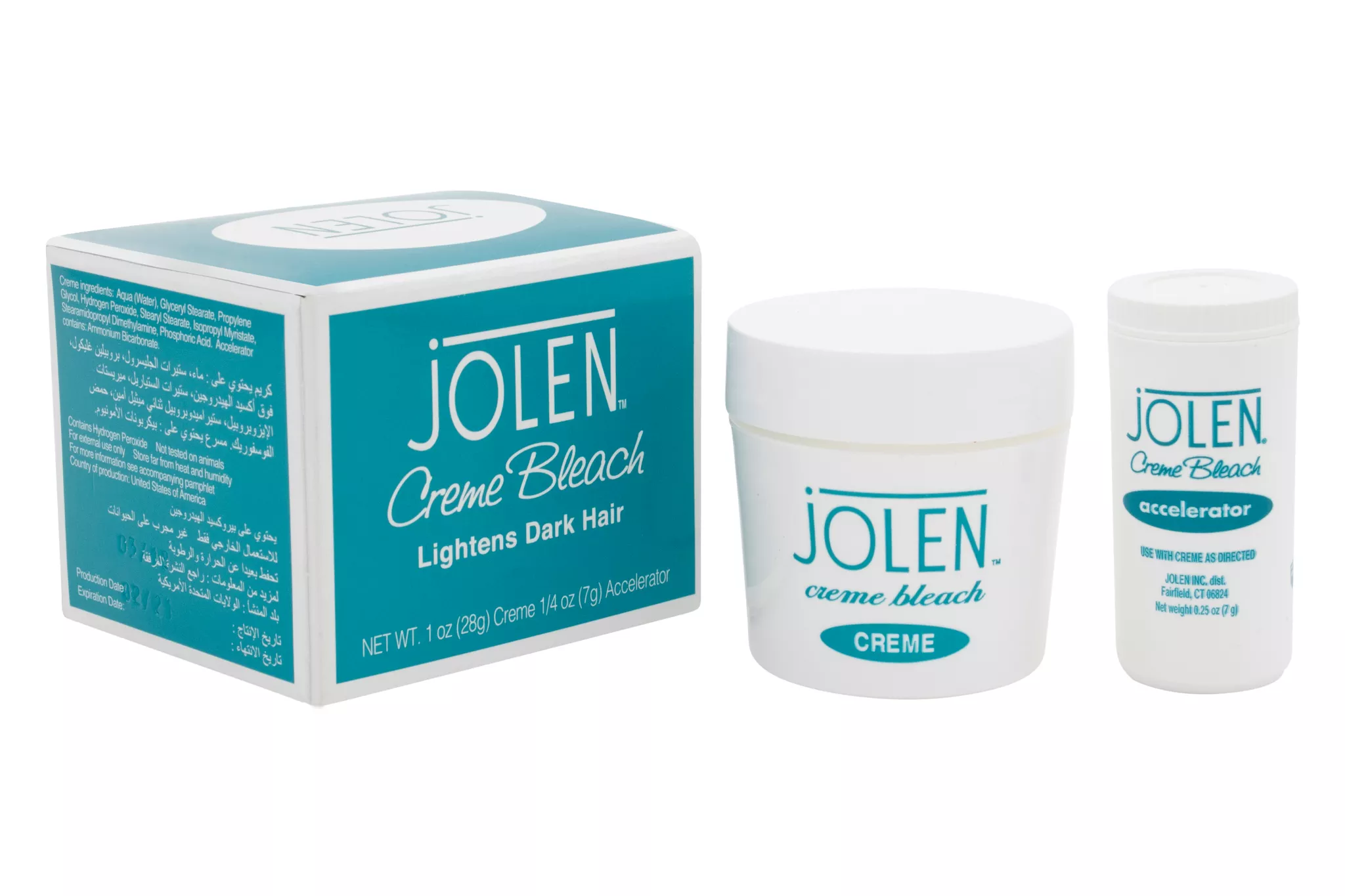 Jolen Creme Bleach Lightens Dark Hair