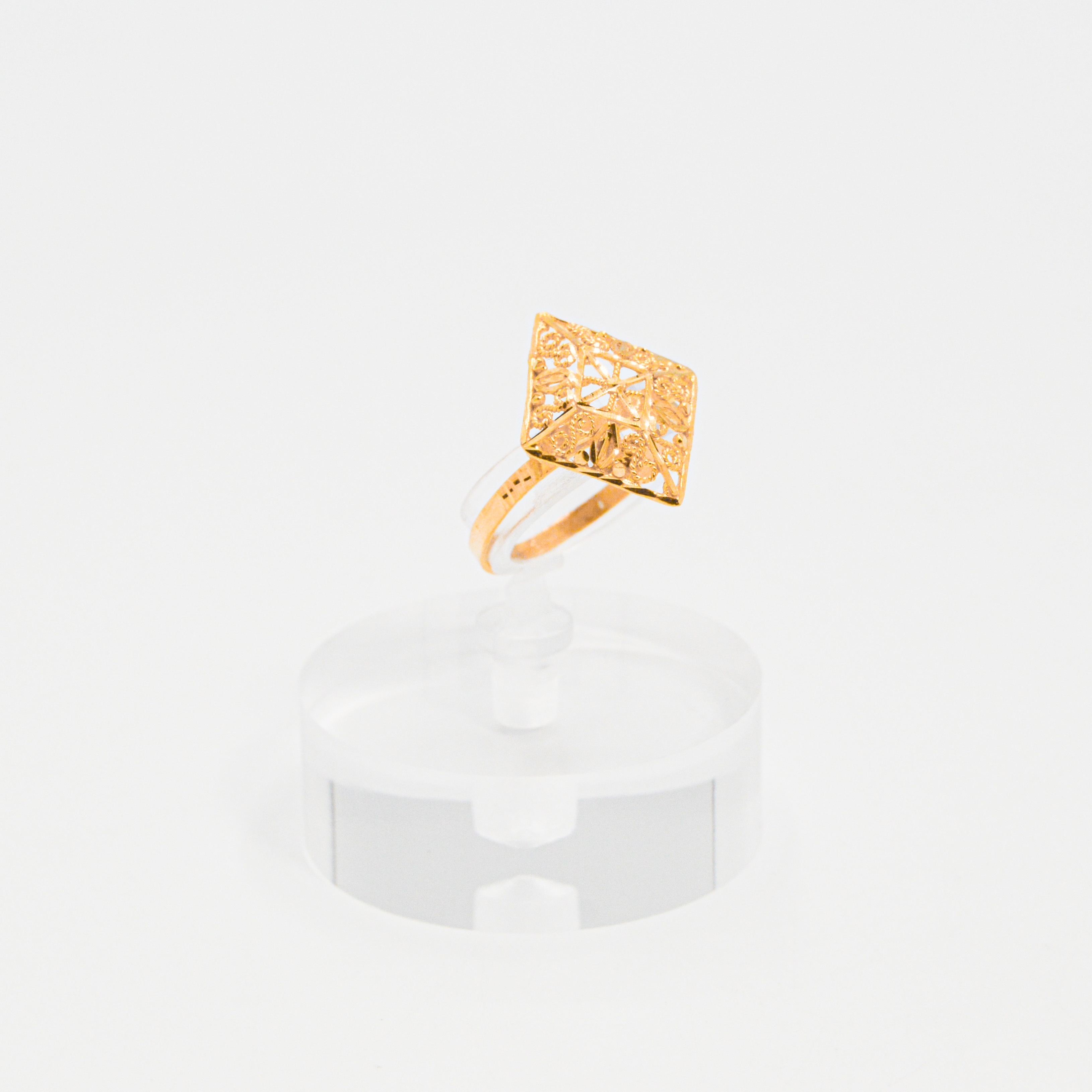  Dimond half set 21k,gold  