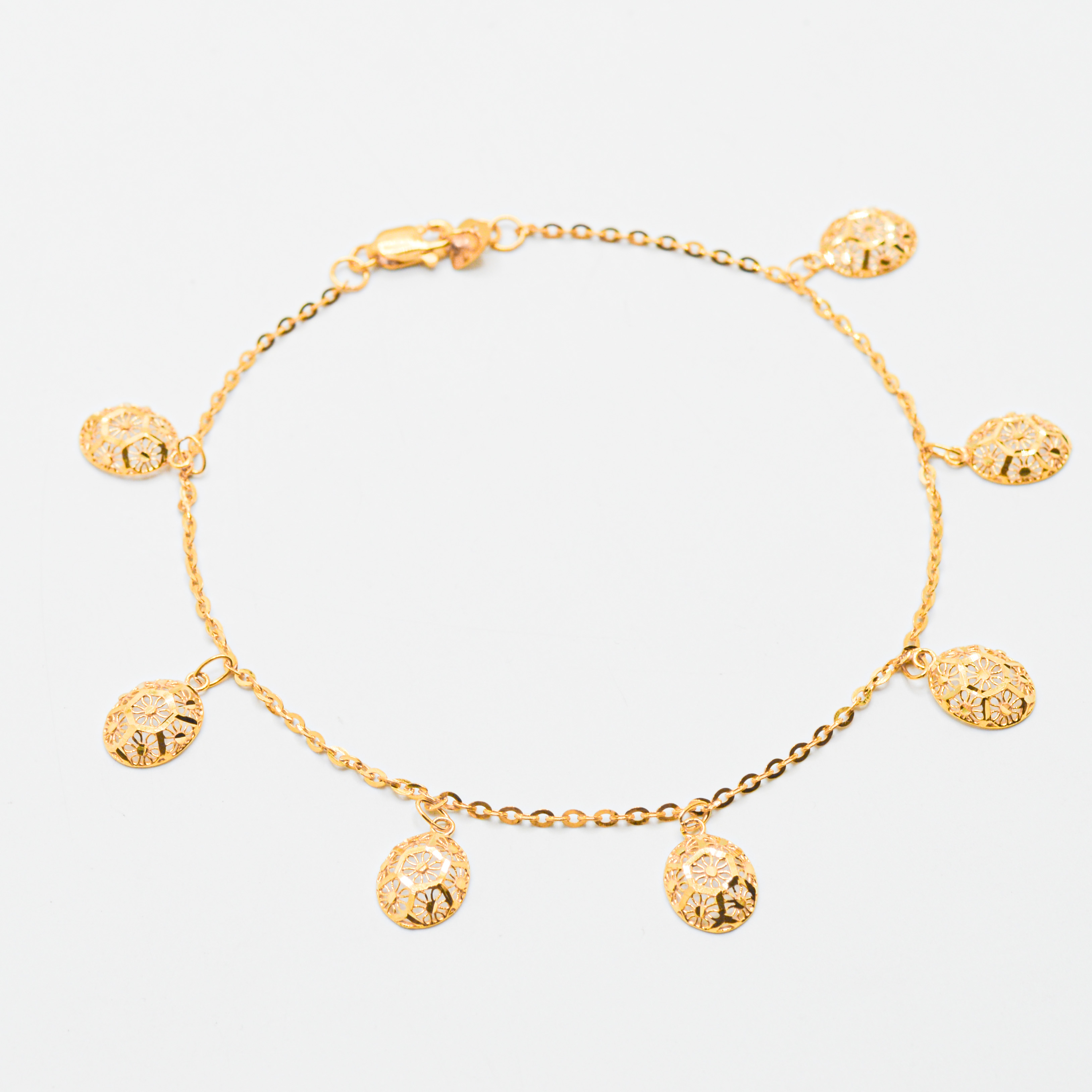  Gold anklet 21k  