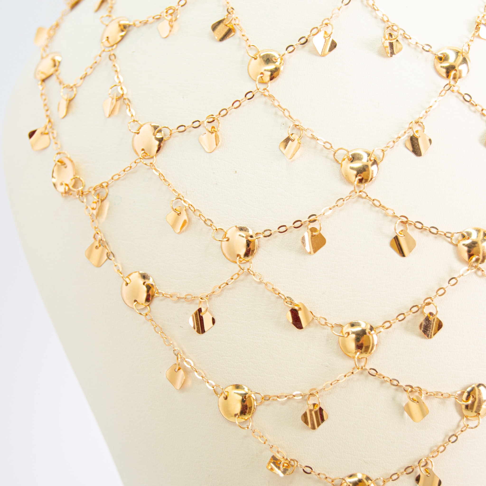  Dantel necklace 21k, gold  