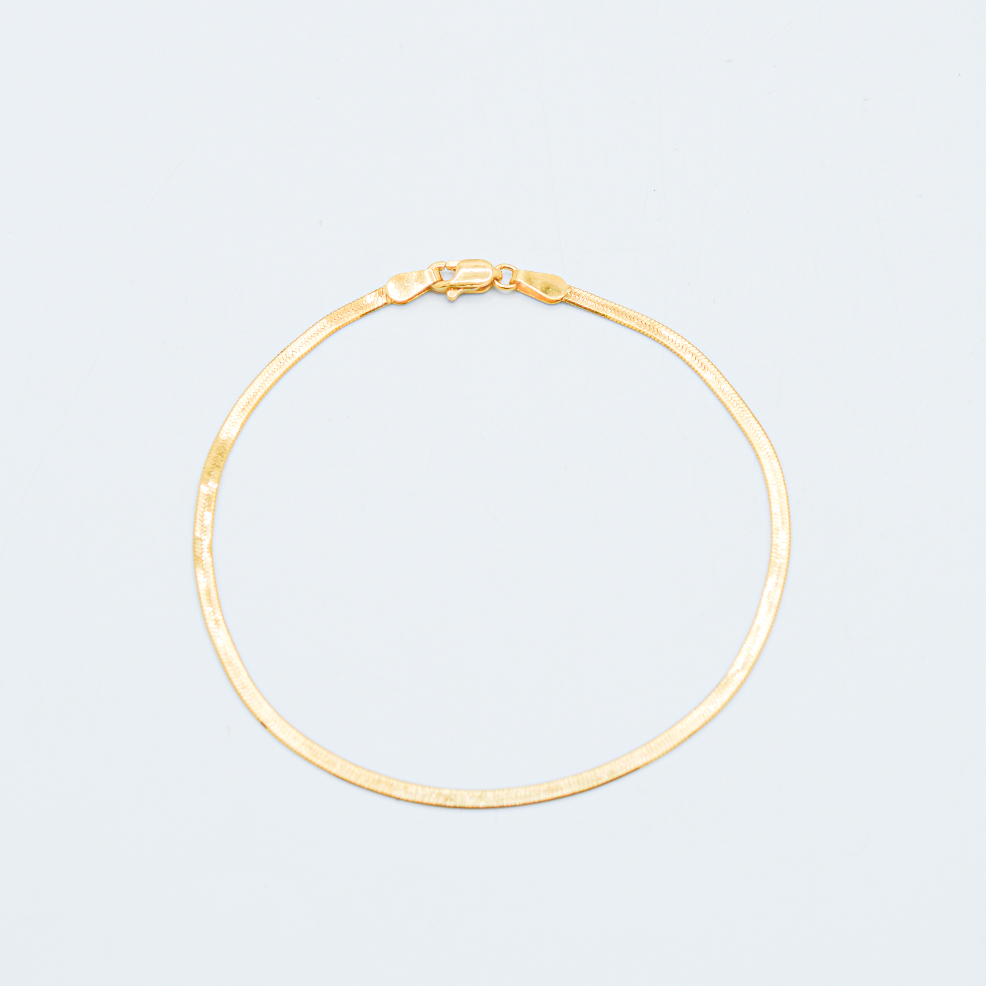  Flat bracelet 21k, gold  