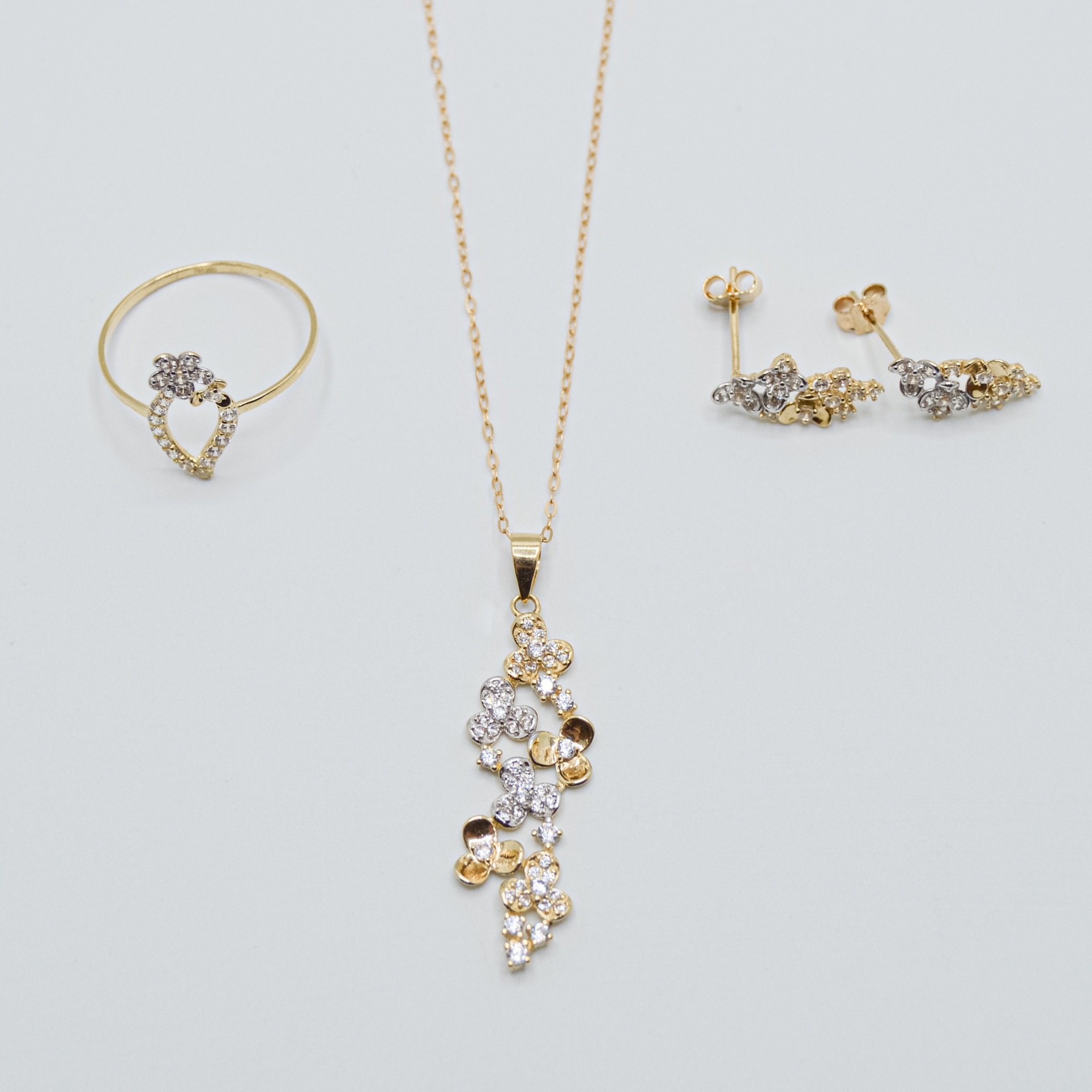  gold half set 18k 