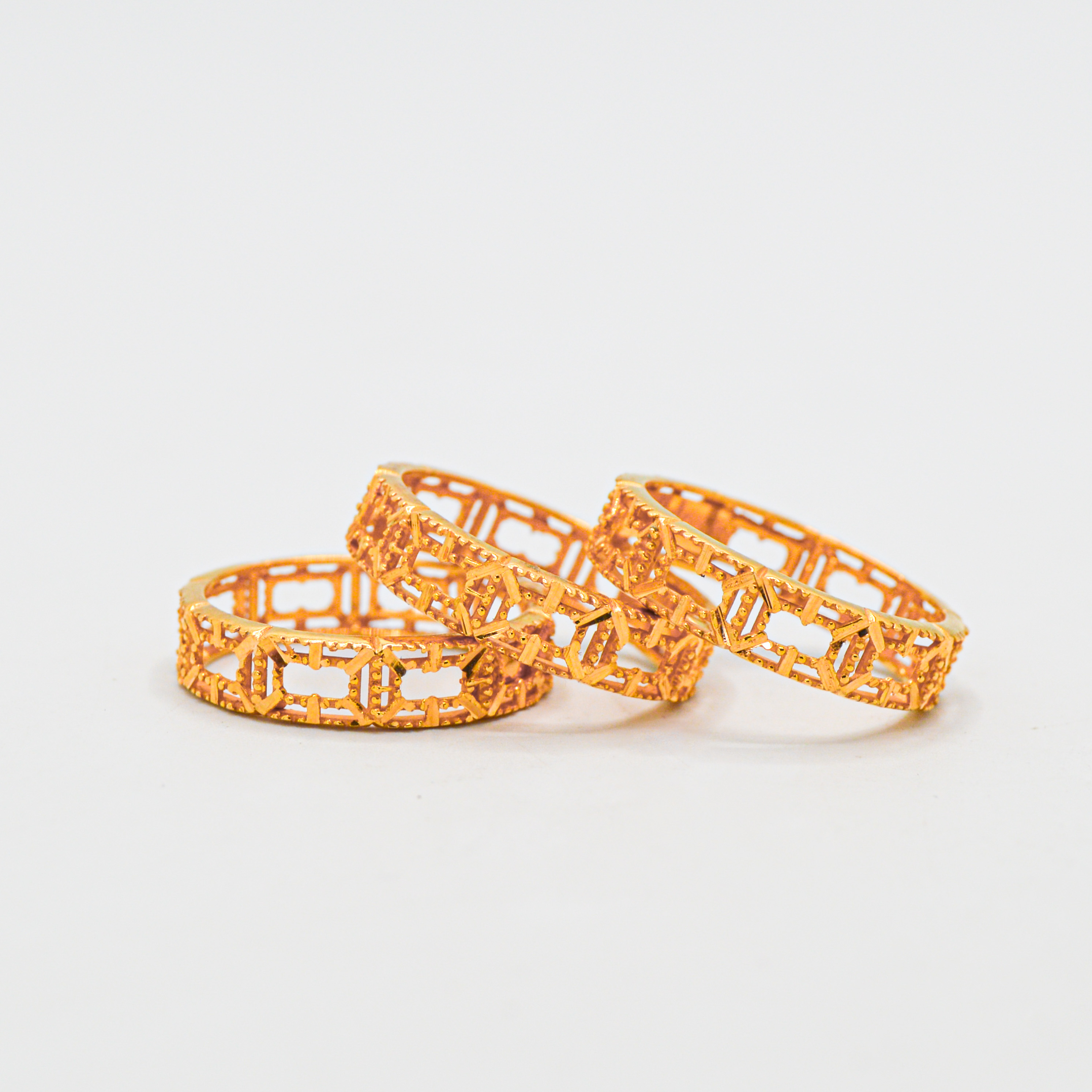  Cubes marami ring 21k, gold 