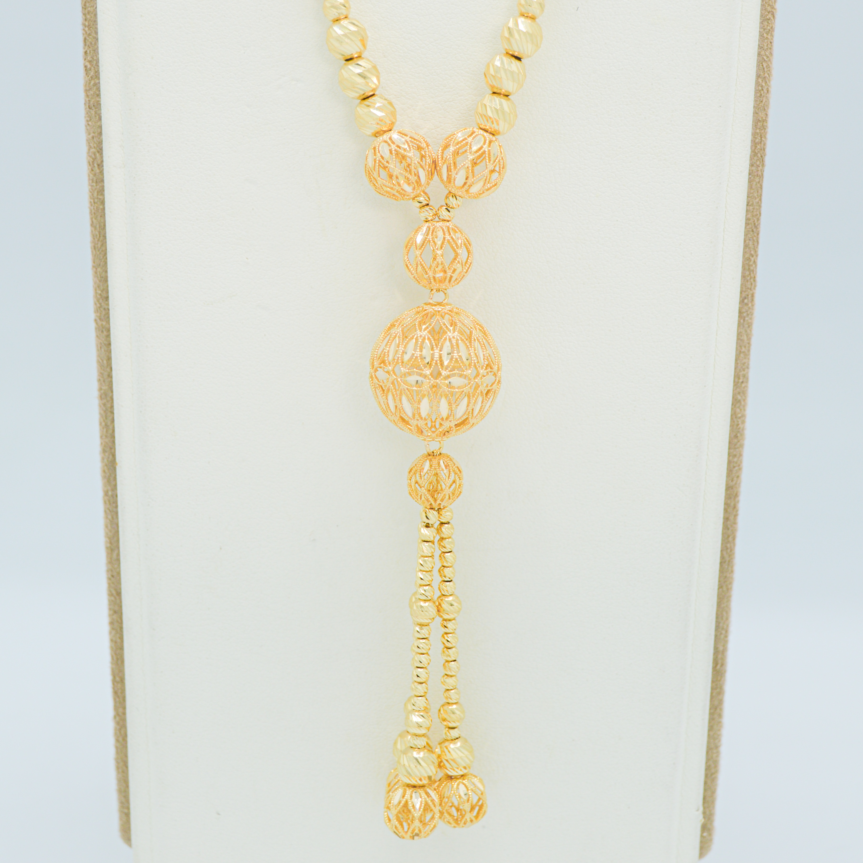  Luxury long necklace 21k 