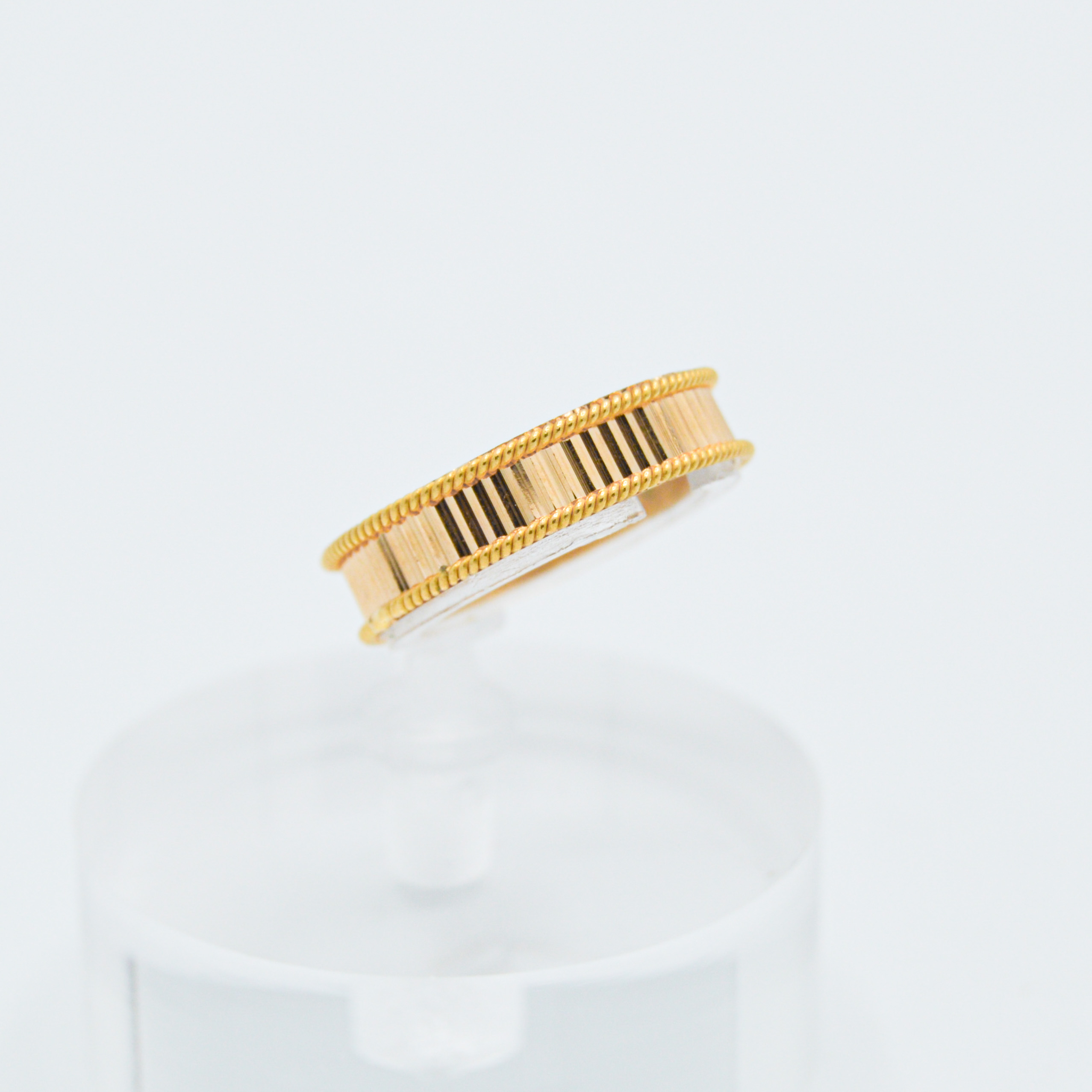  Mirror engagement ring 21k, gold  