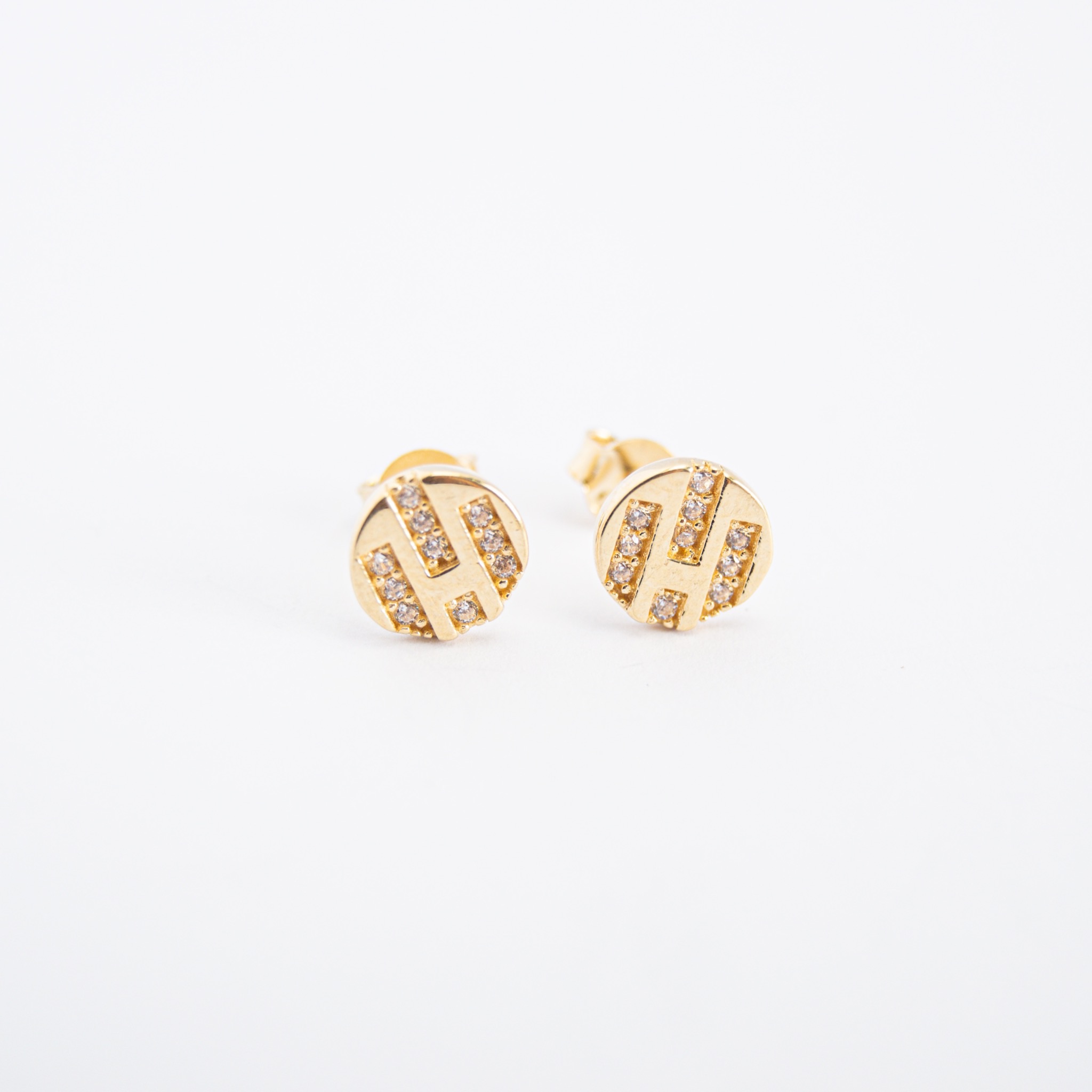 gold earring 18k, gold 