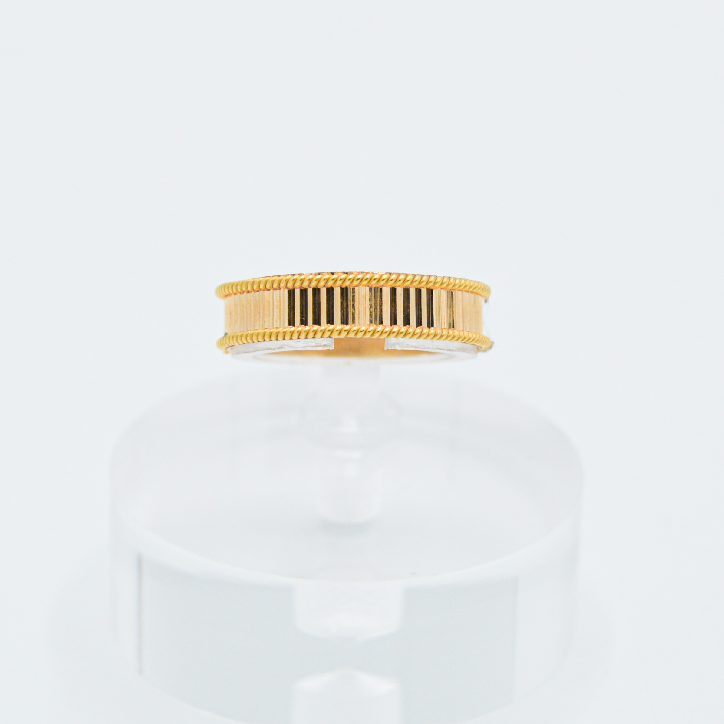  Mirror engagement ring 21k, gold  