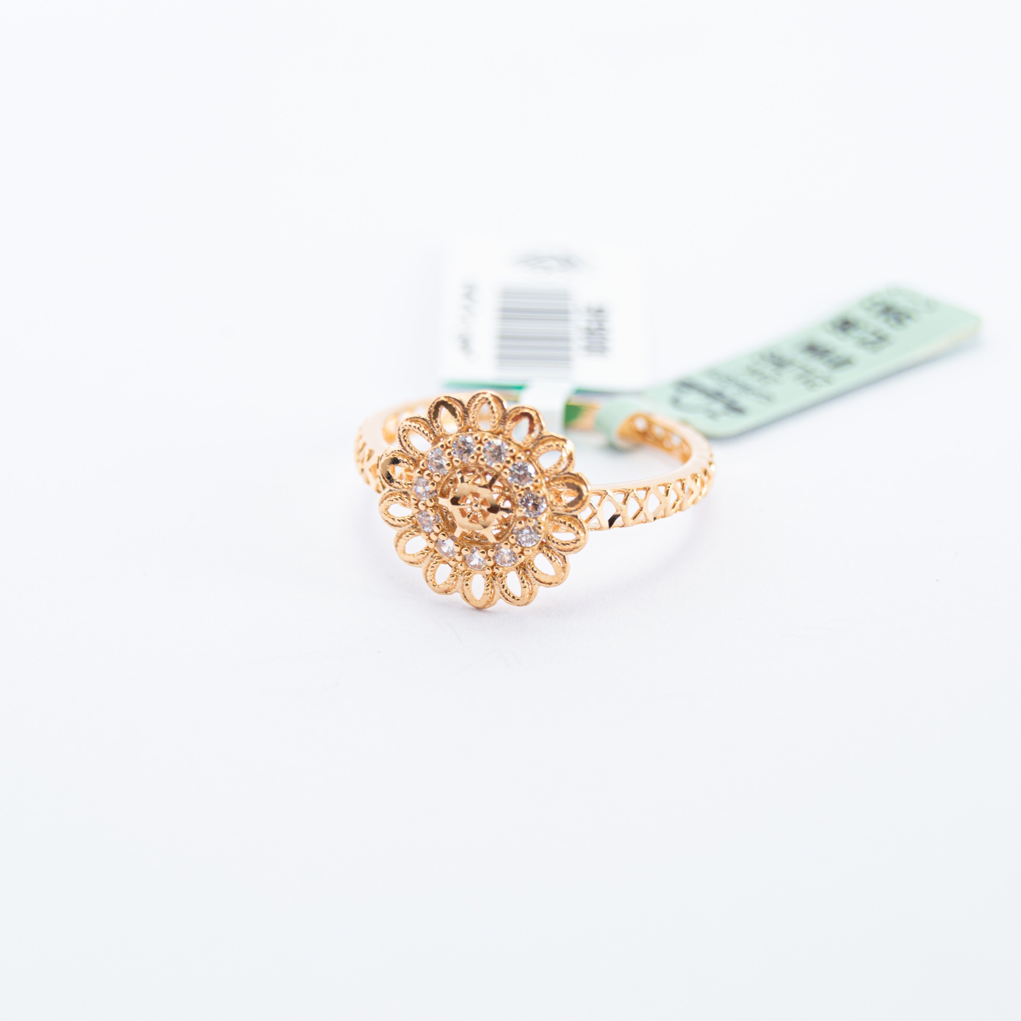 sun flower2 halfset 21k, gold 