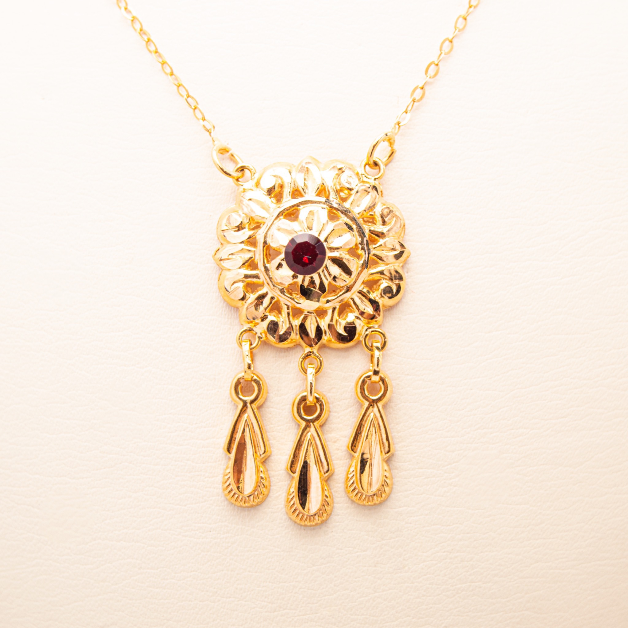  zmorudah necklace 21k, gold  