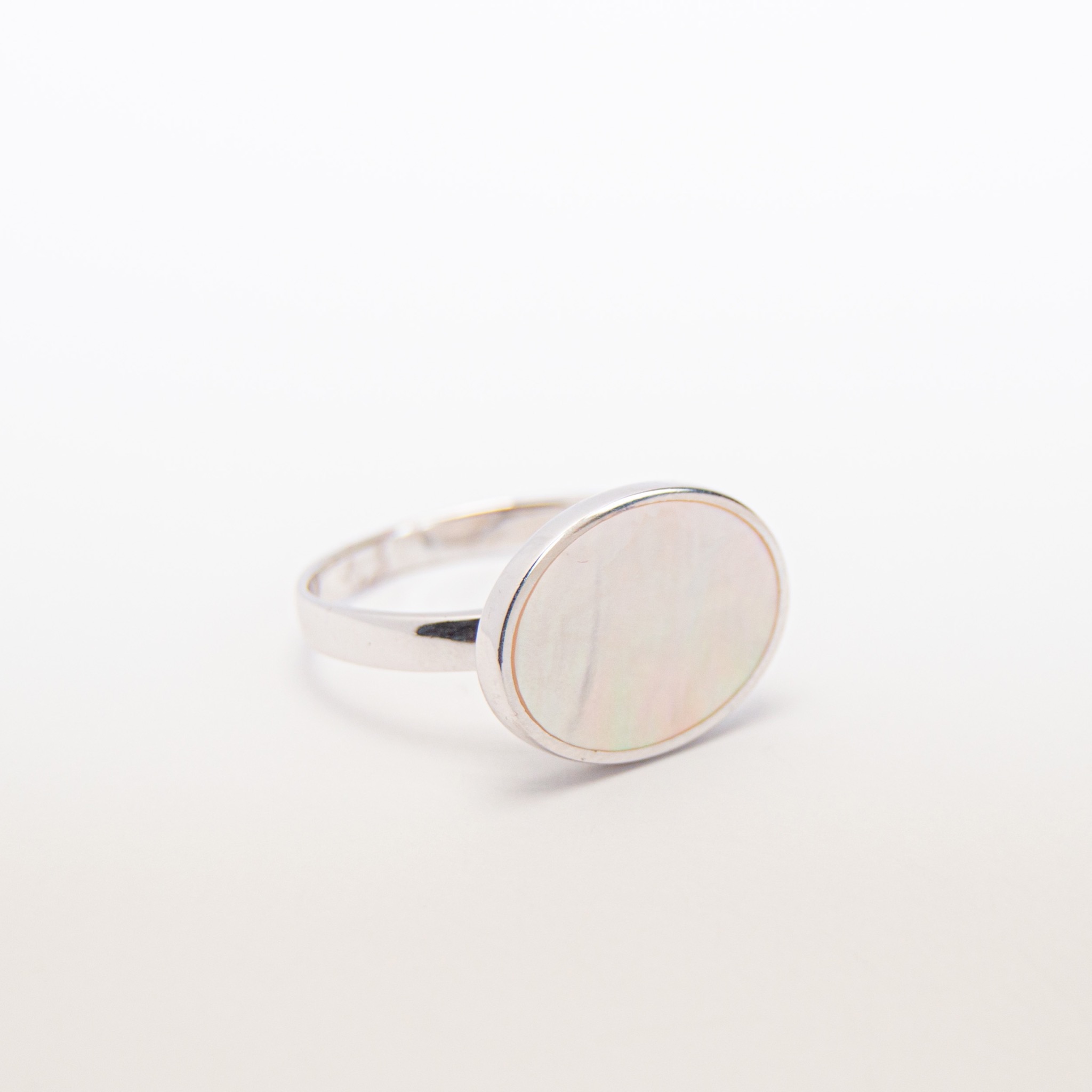  pearl stone ring 925k, gold 