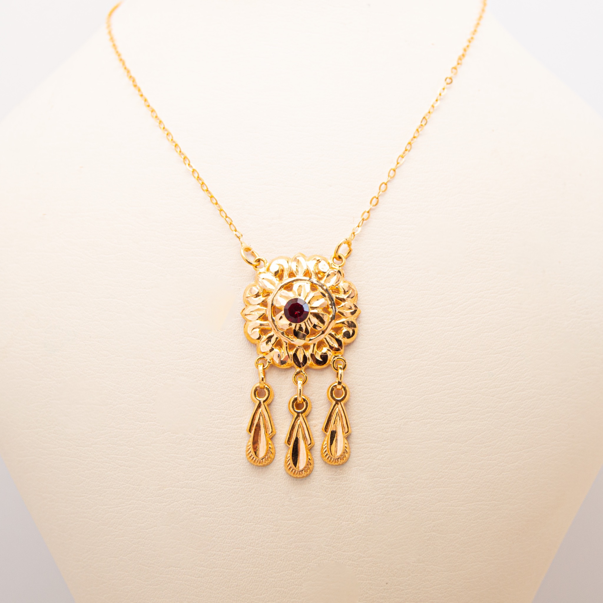  zmorudah necklace 21k, gold  