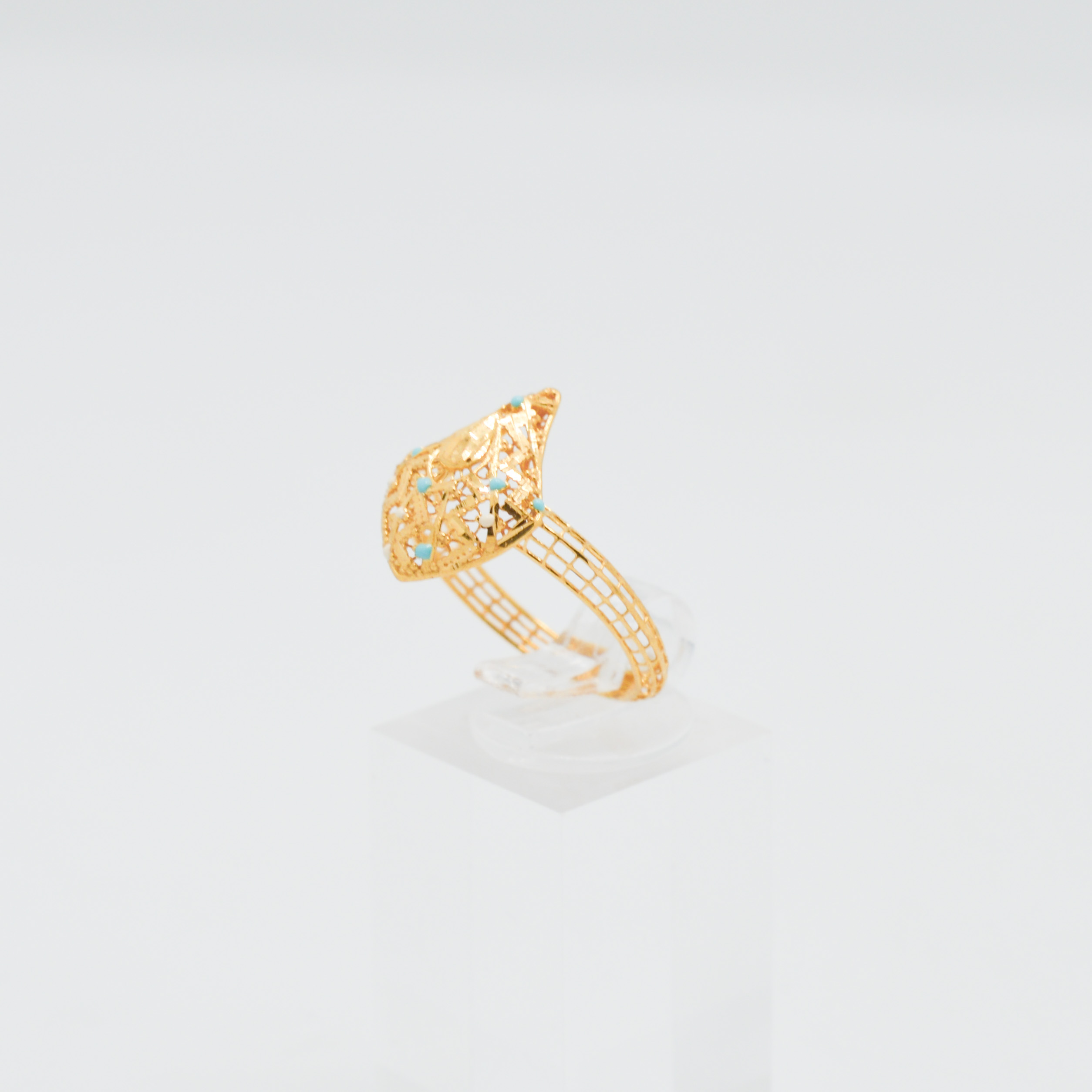  Gold ring 21k  