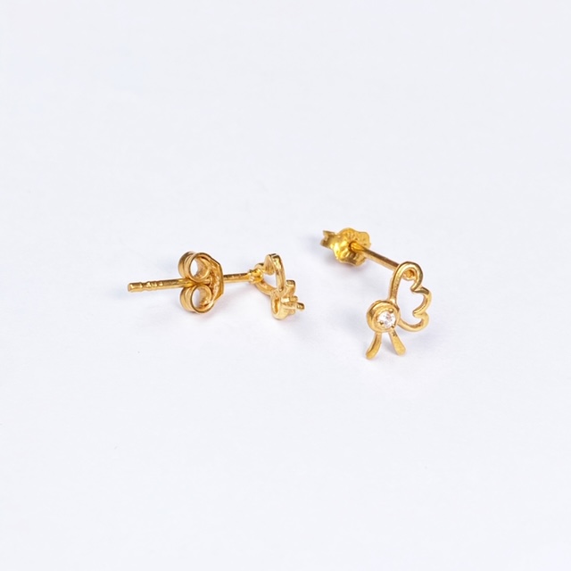 Fluza earring 21k, gold 