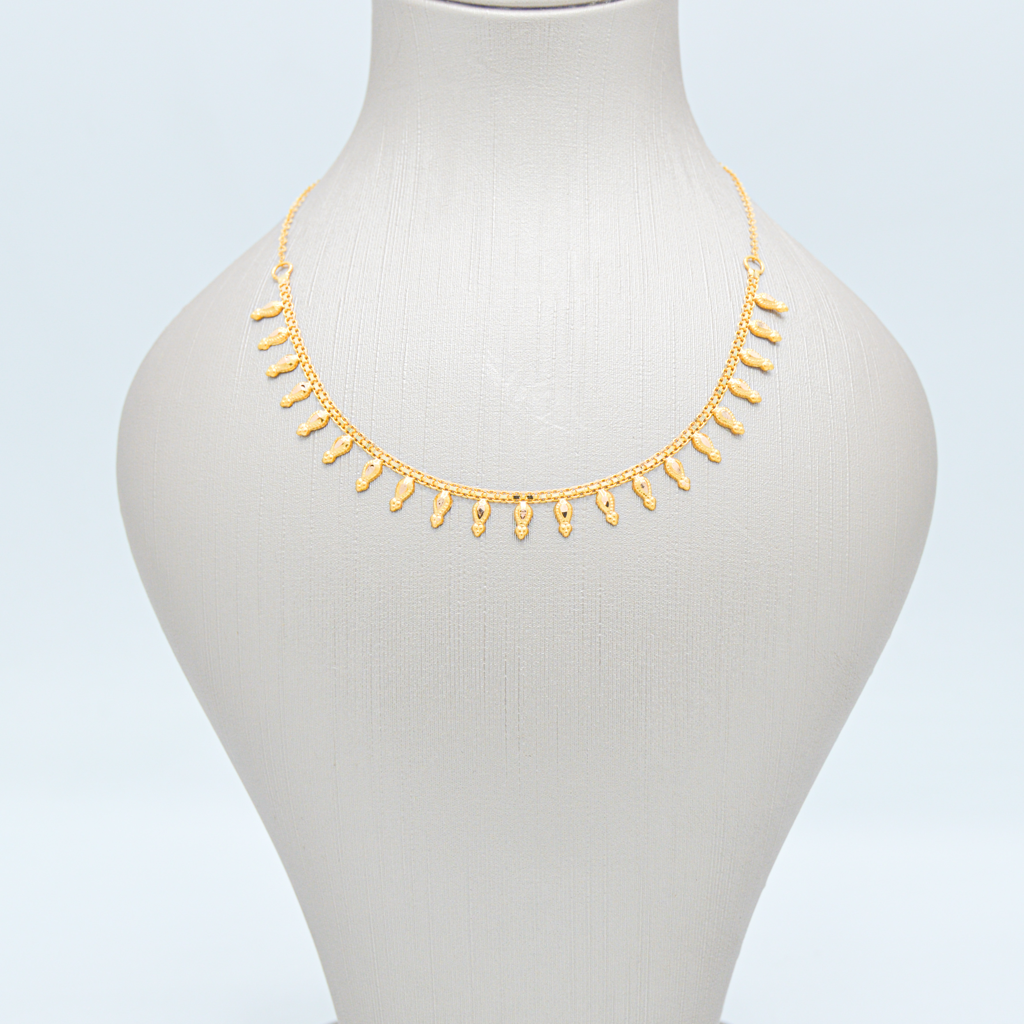  Jasmine necklace 21k , gold  