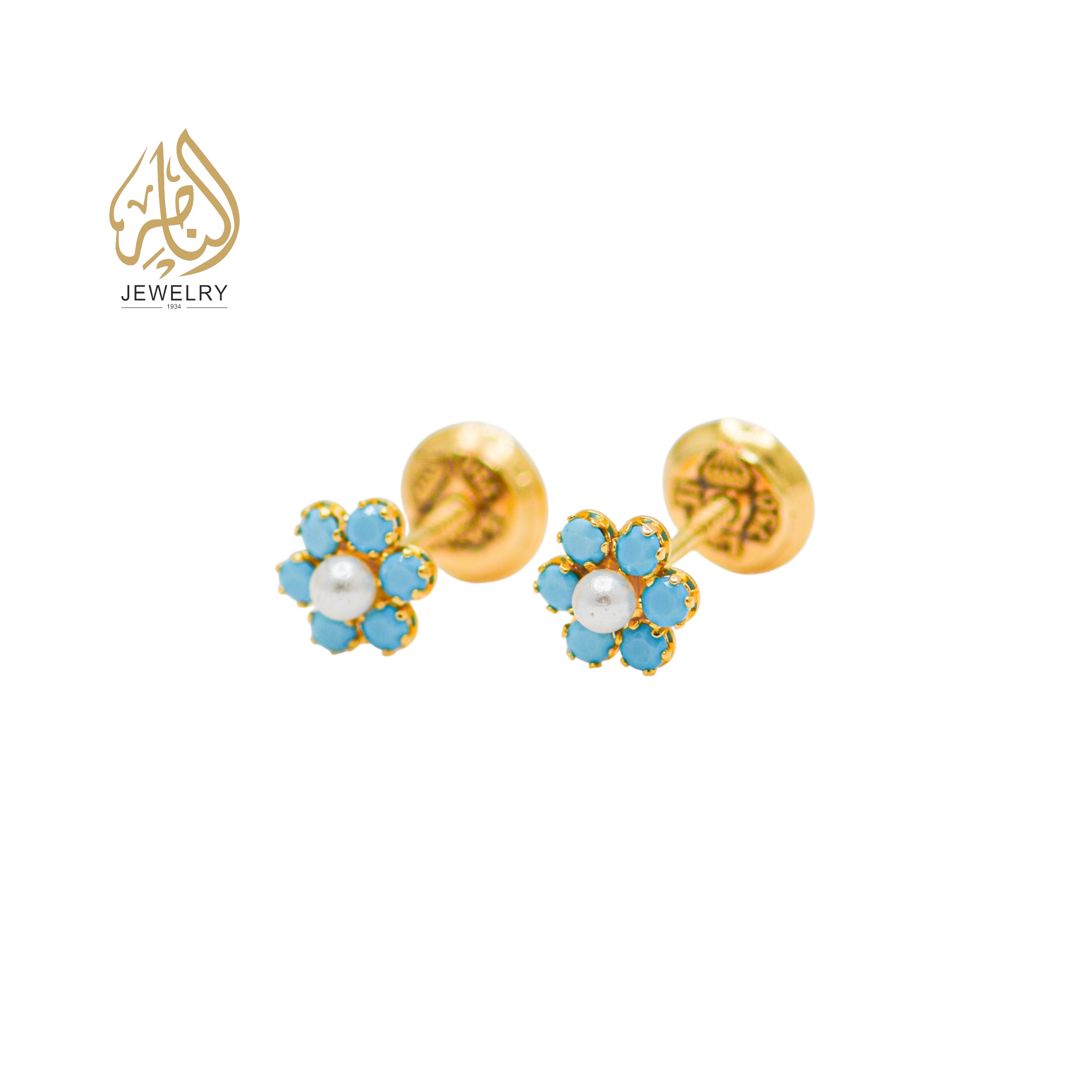  حلق ذهب للأطفال عيار ١٨ قيراط  