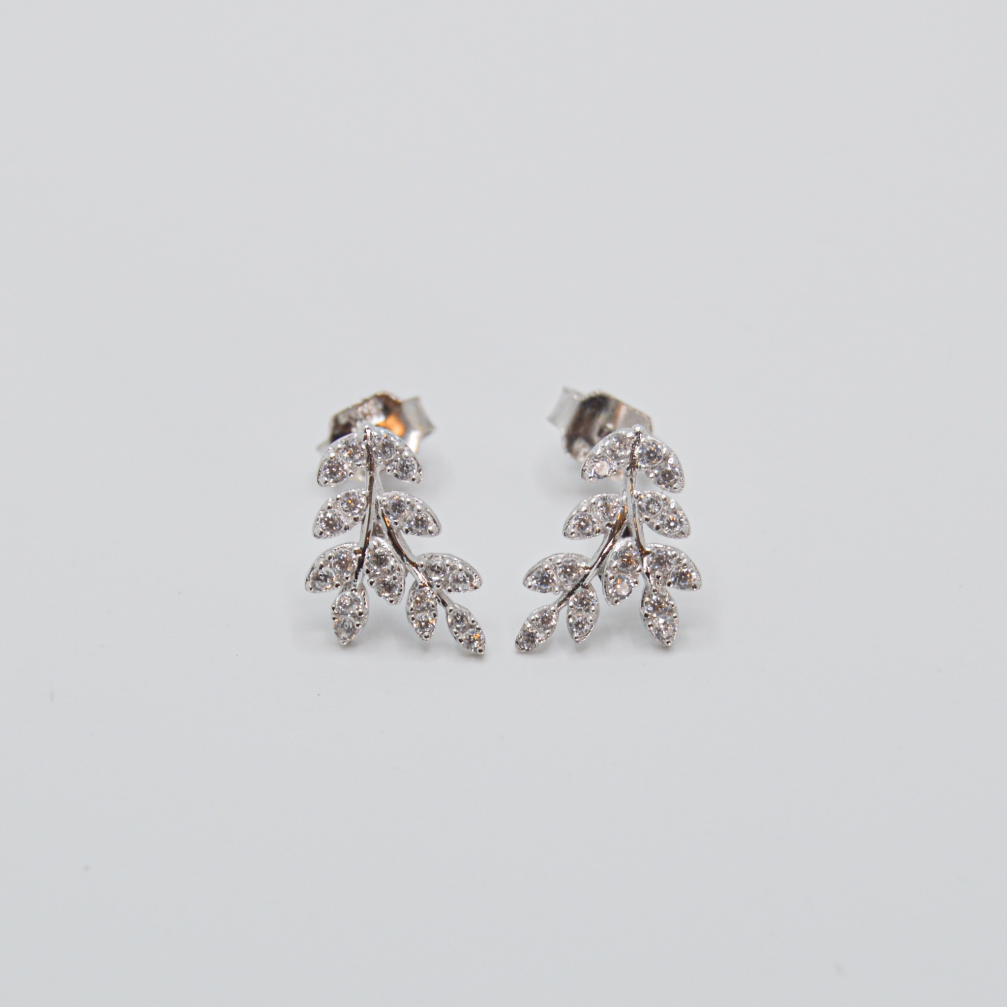  white gold half set 18k 