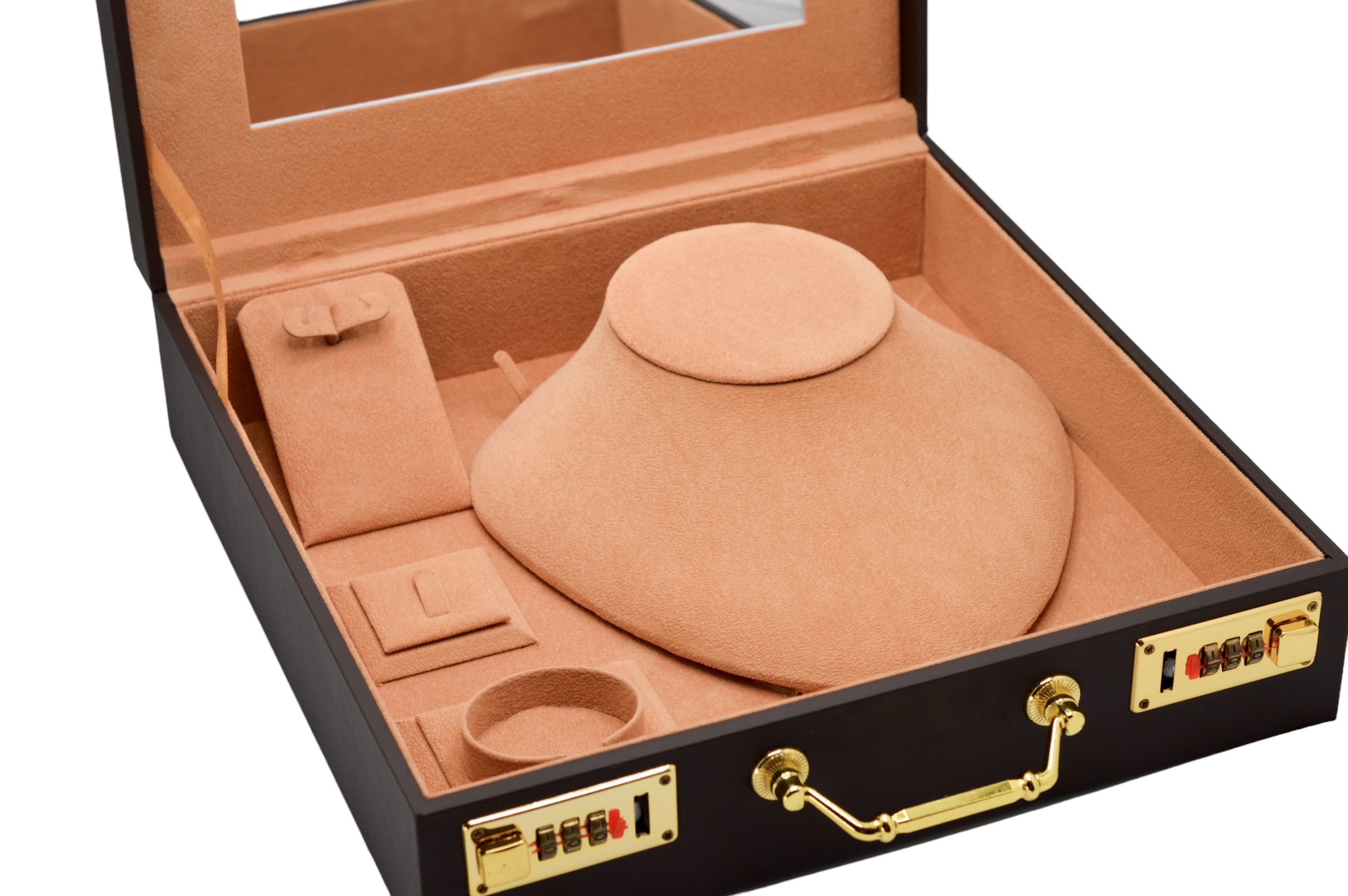  Brown jewellery box  