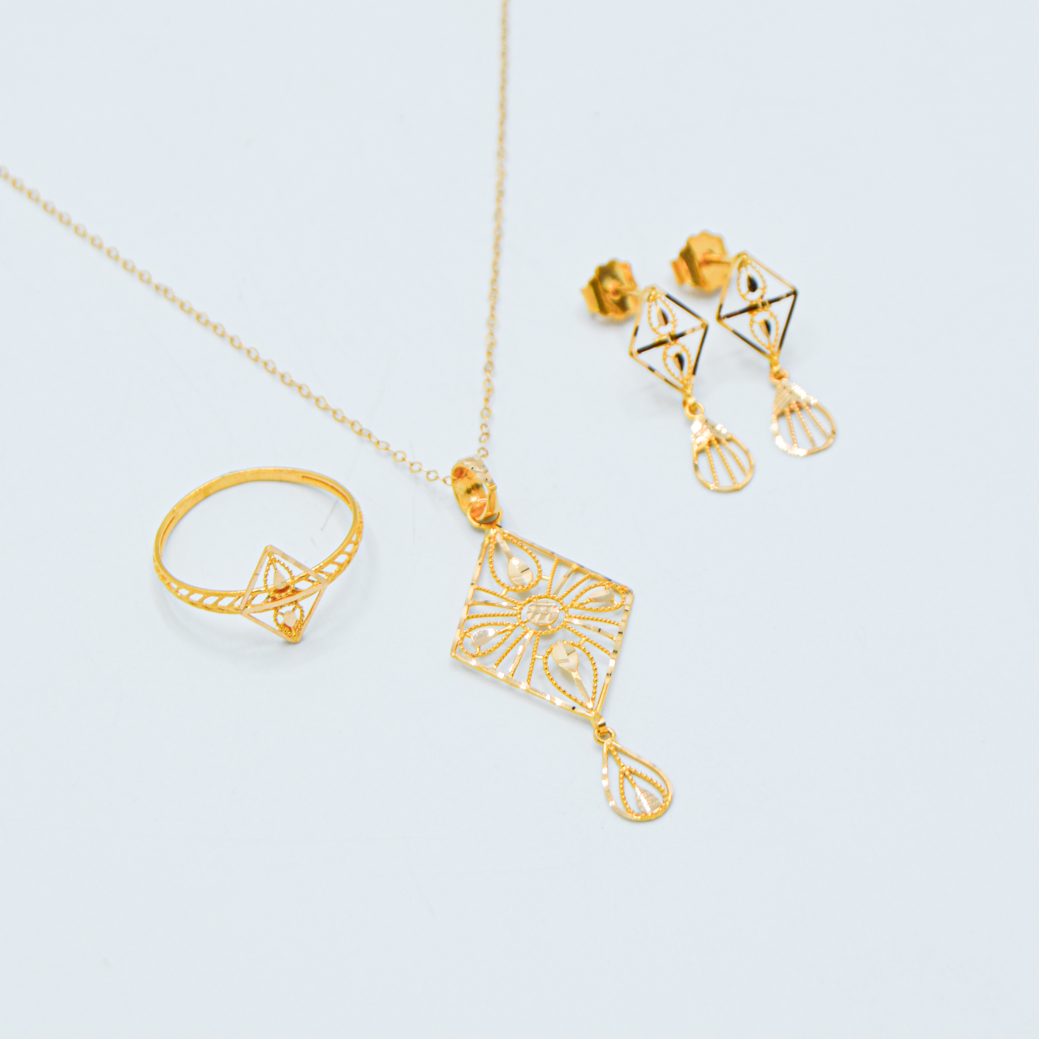  Gold half set 21k  