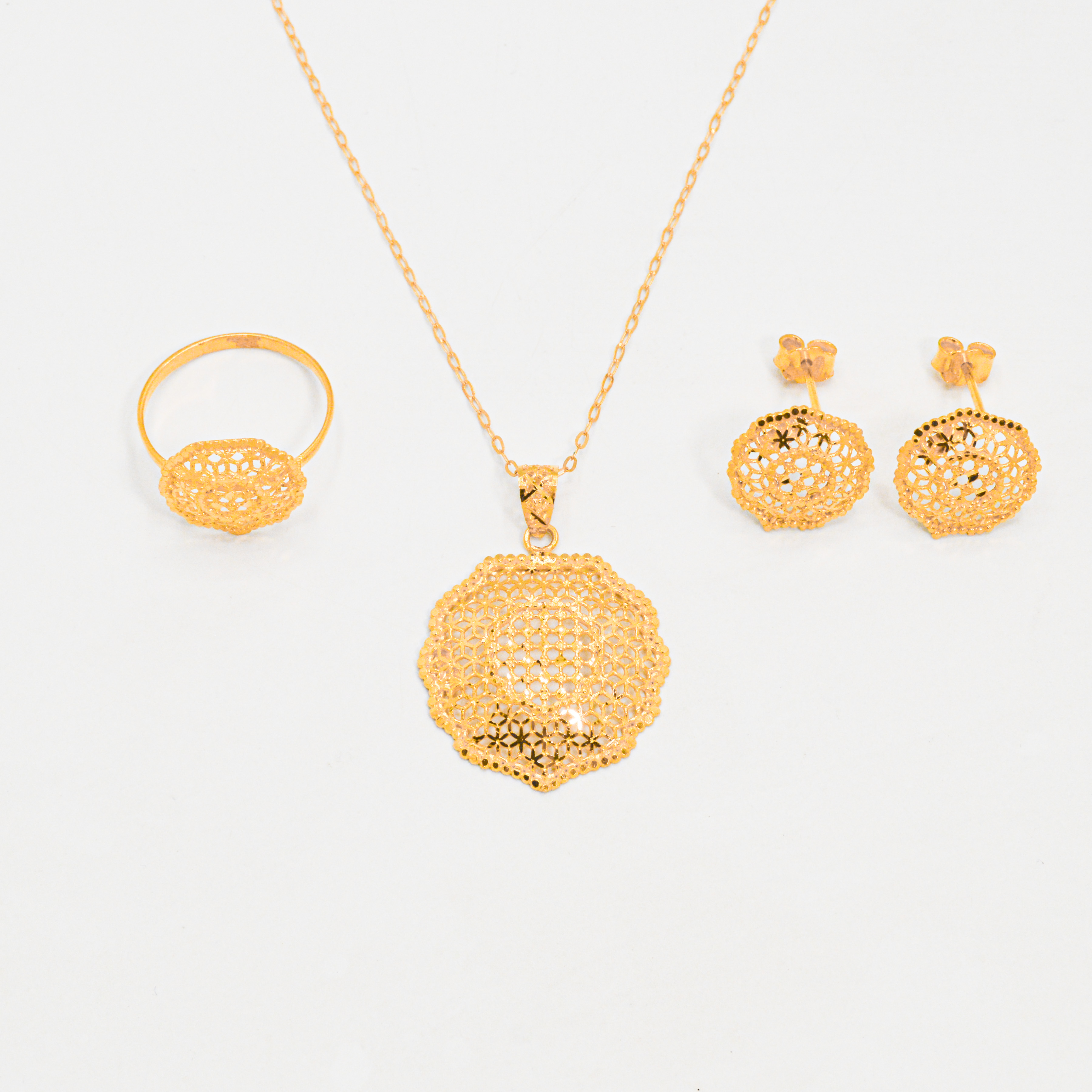  Andlusi half set 21k, gold  
