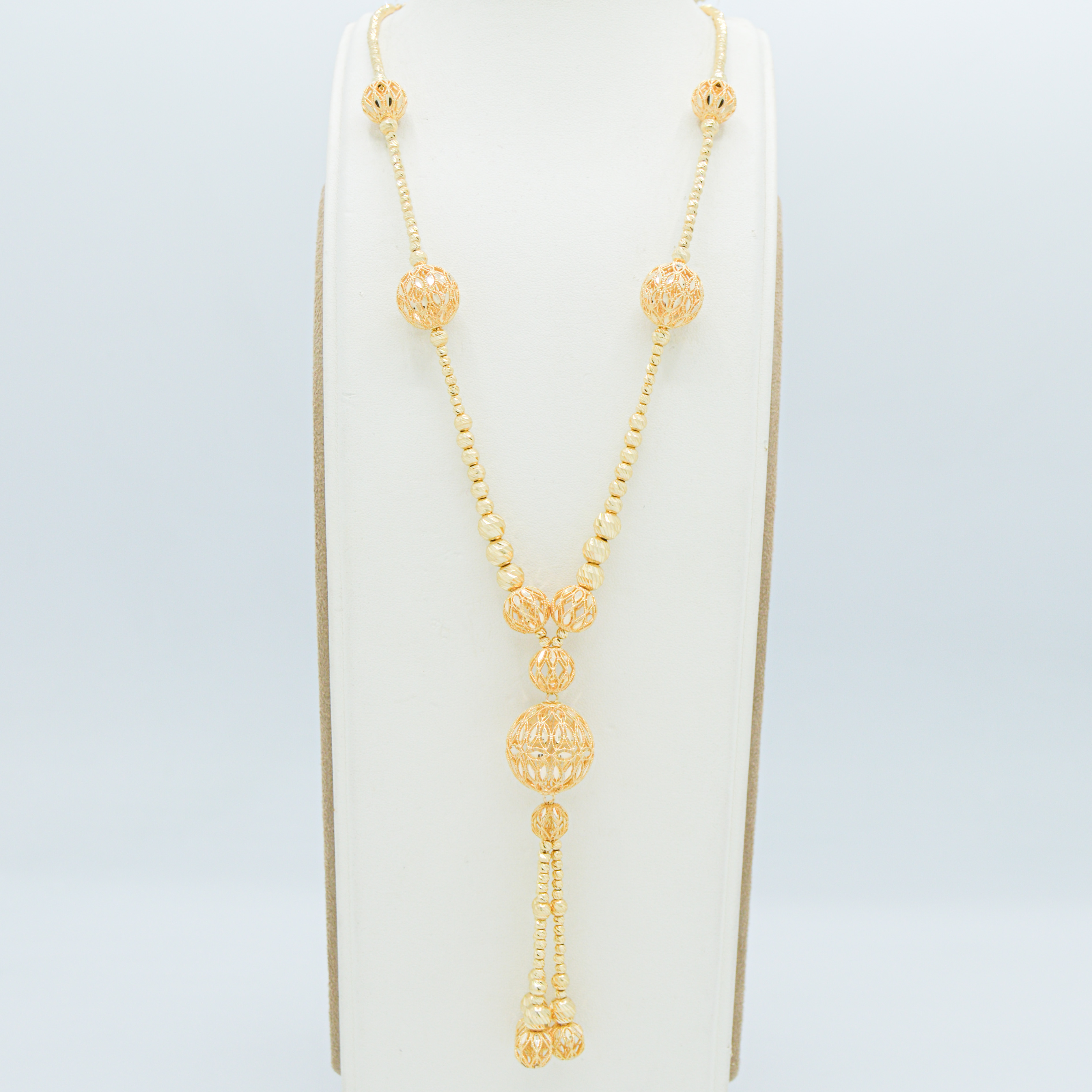  Luxury long necklace 21k 