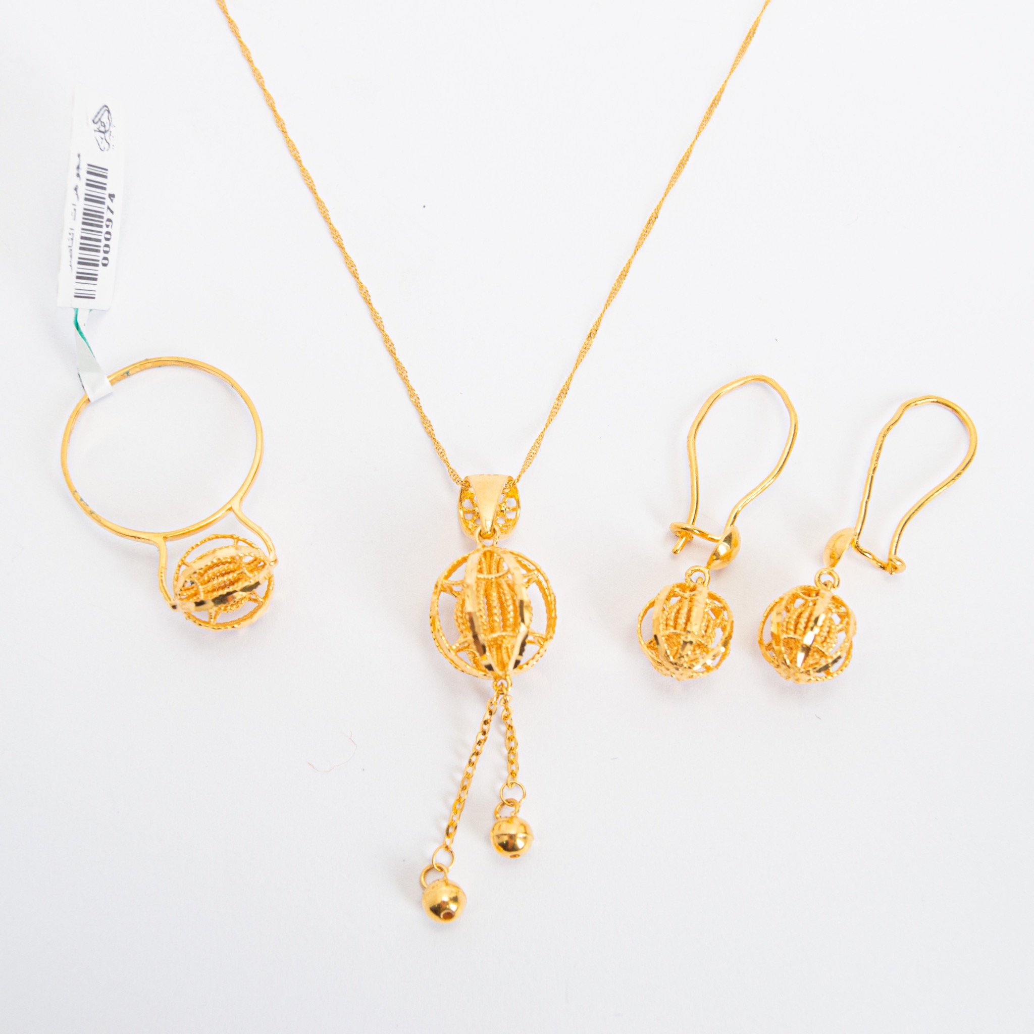  Globe halfset 21k, gold 