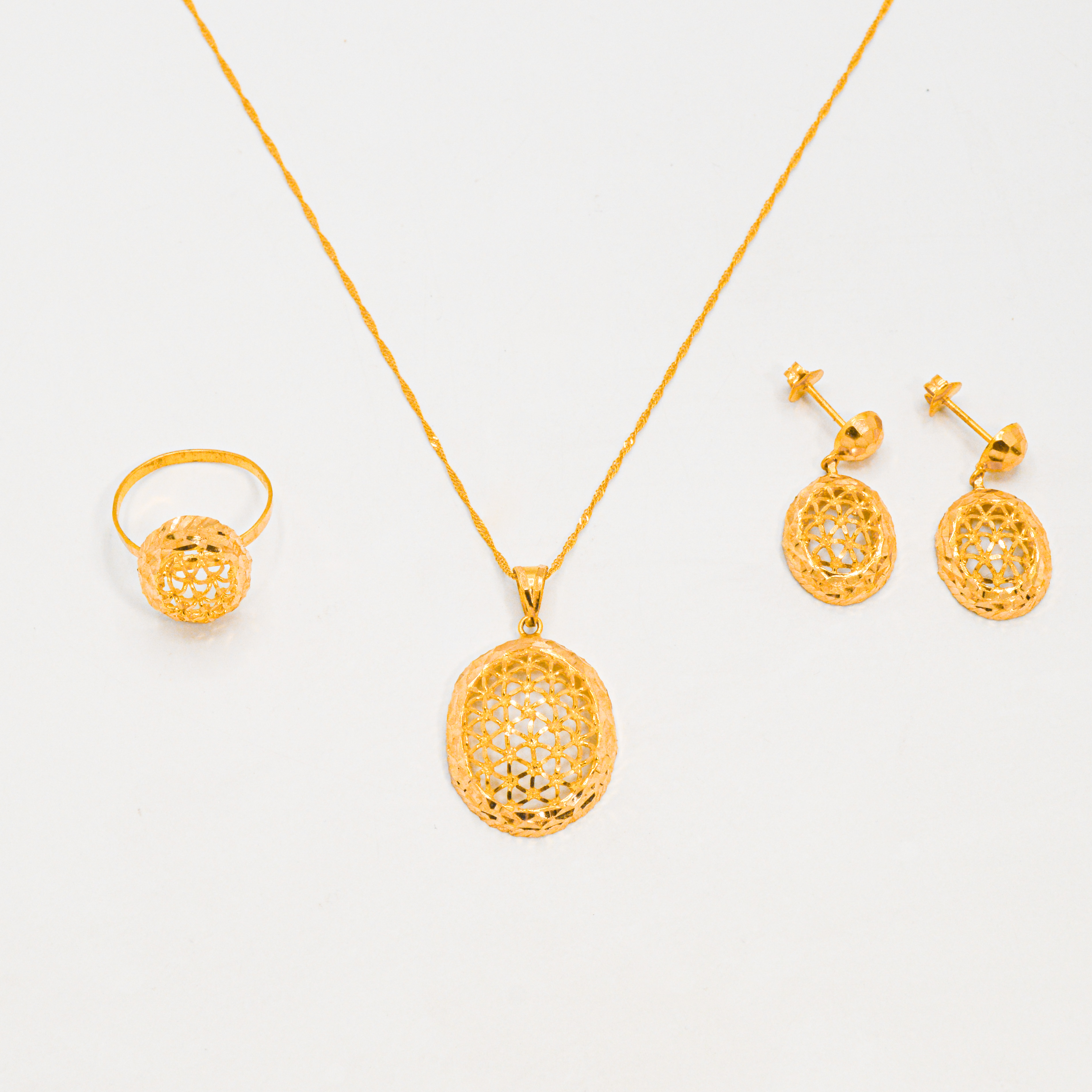  Half set 21k, gold  