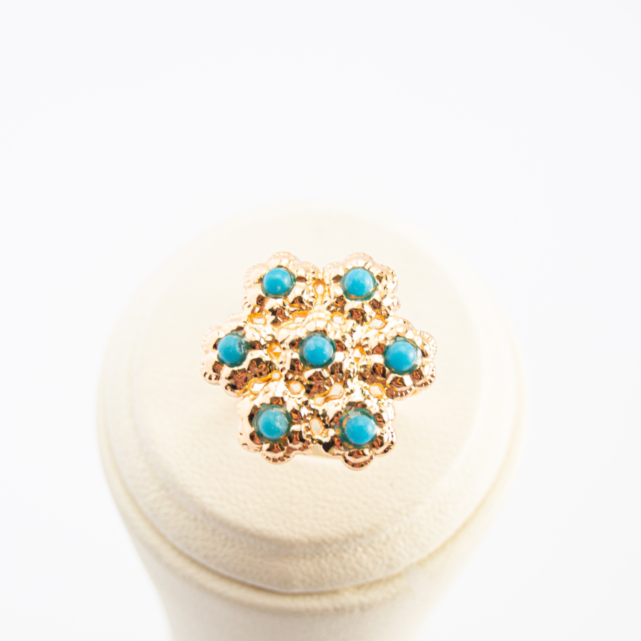  Fayrozah ring 21k, gold 