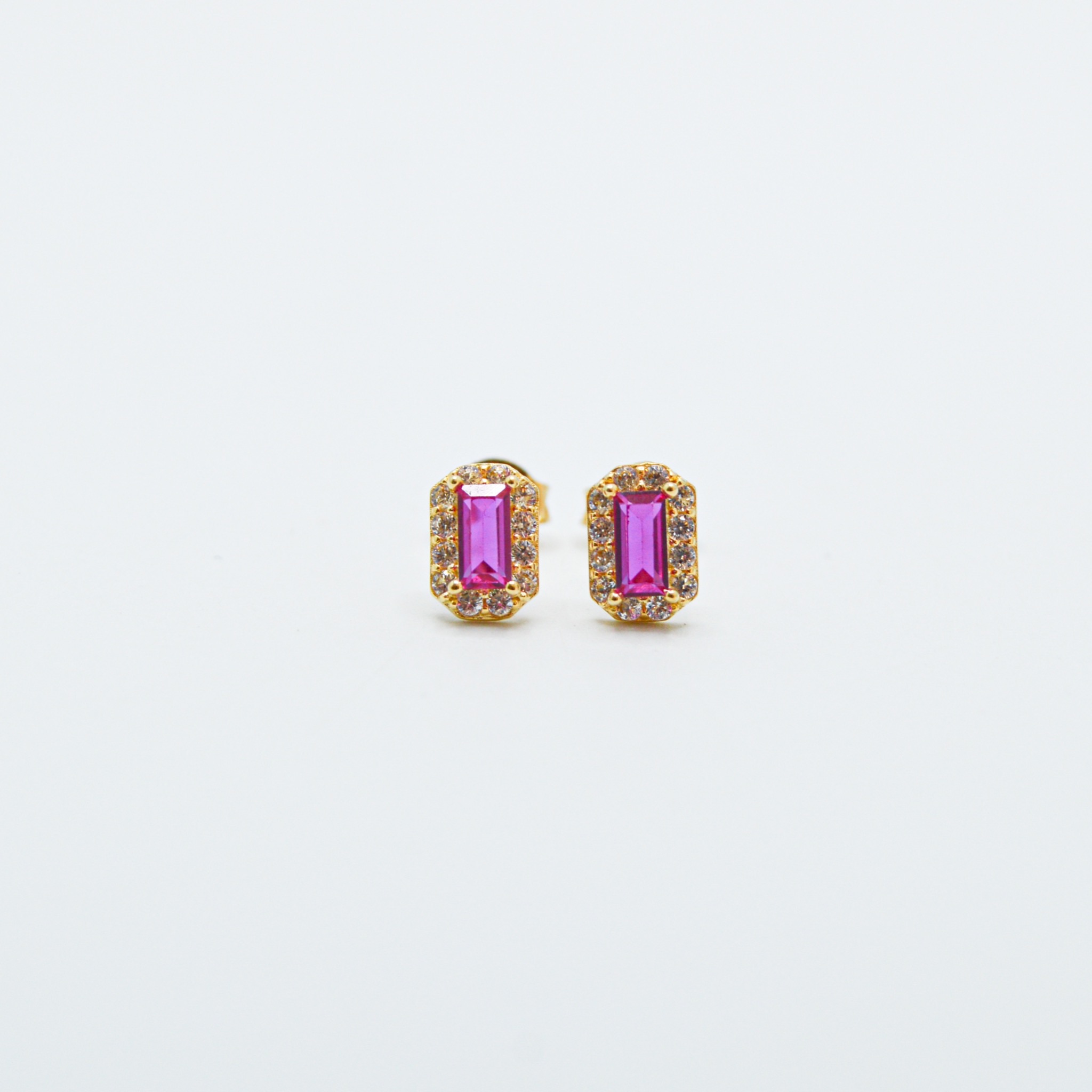  pink half set 18k, gold  