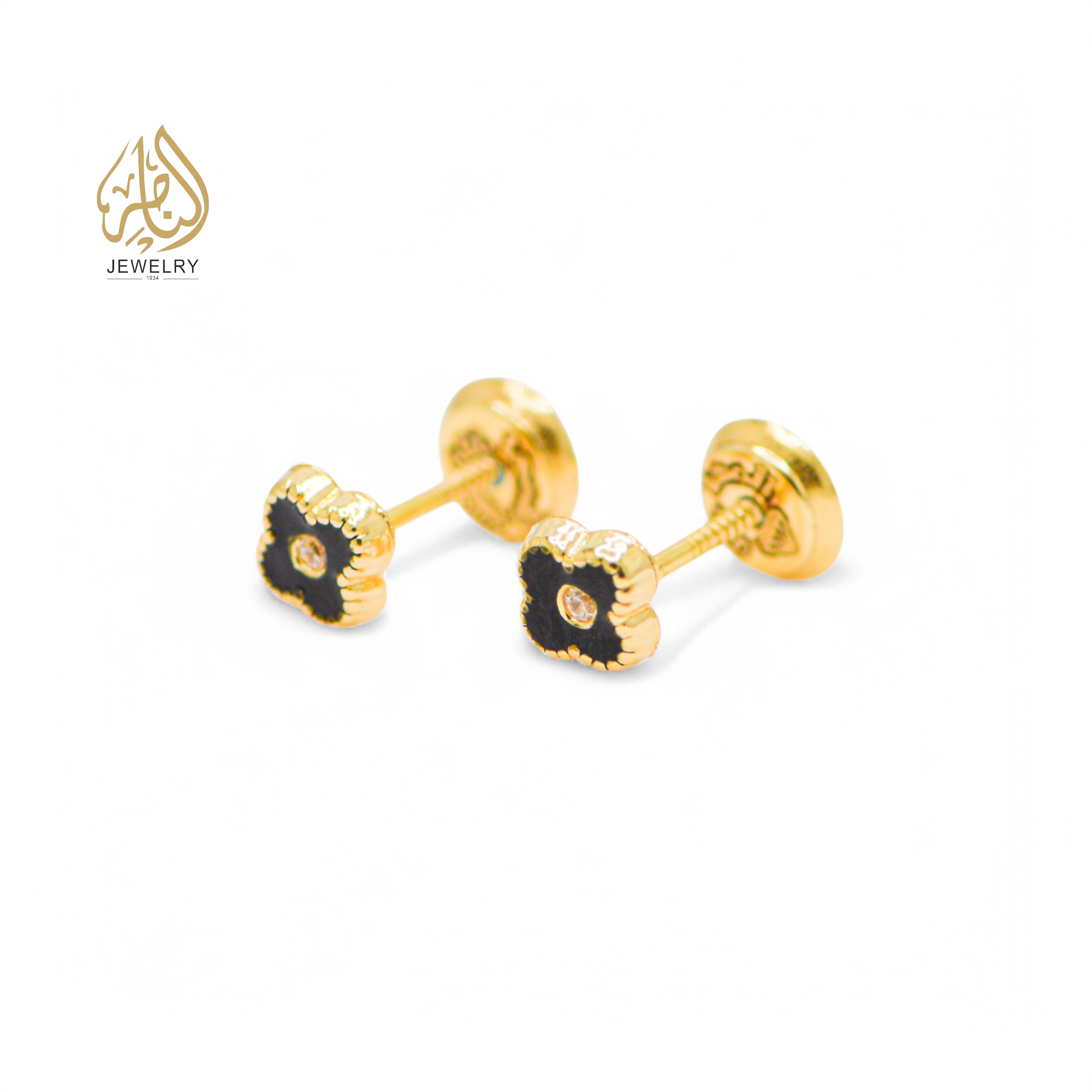  حلق ذهب للأطفال عيار ١٨ قيراط  