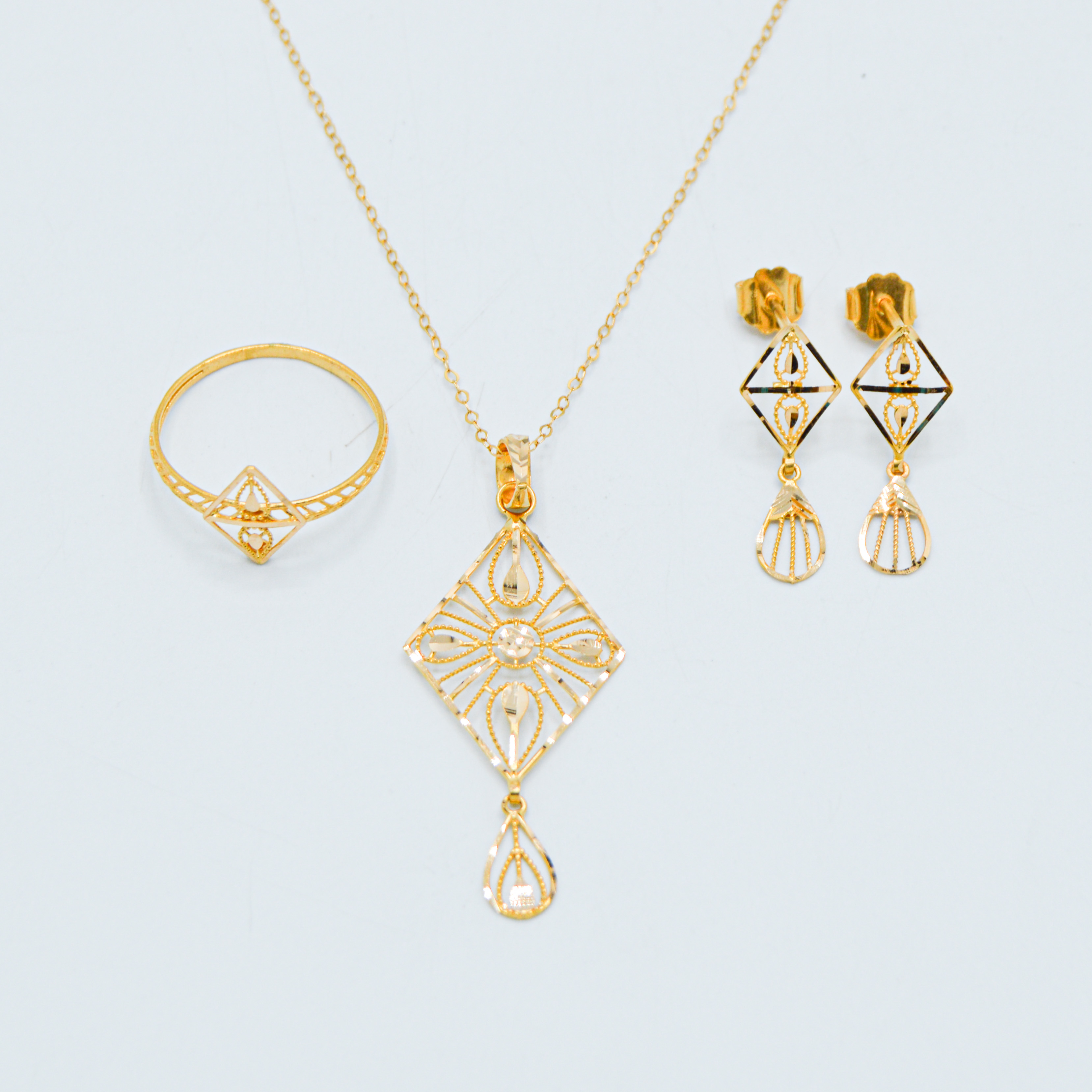  Gold half set 21k  