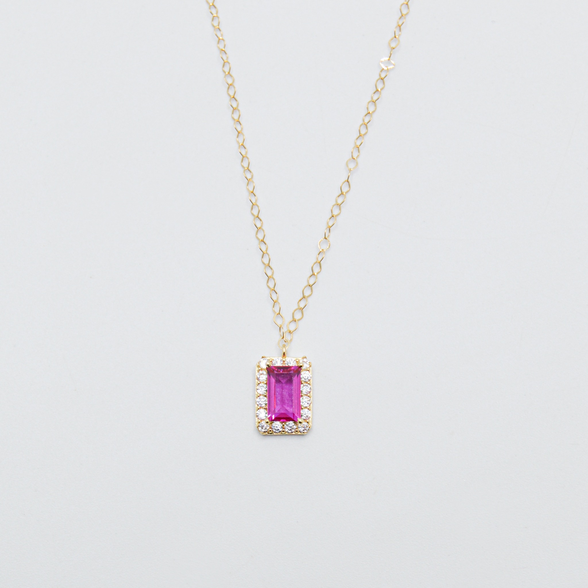  pink half set 18k, gold  