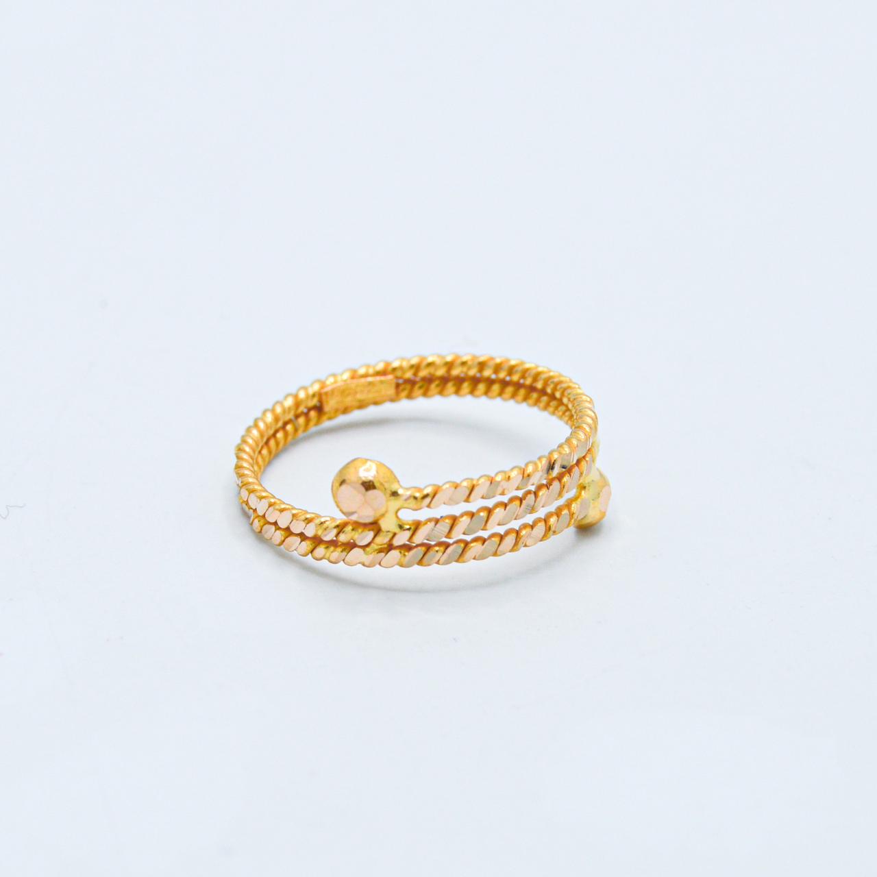  gold ring , 21k 