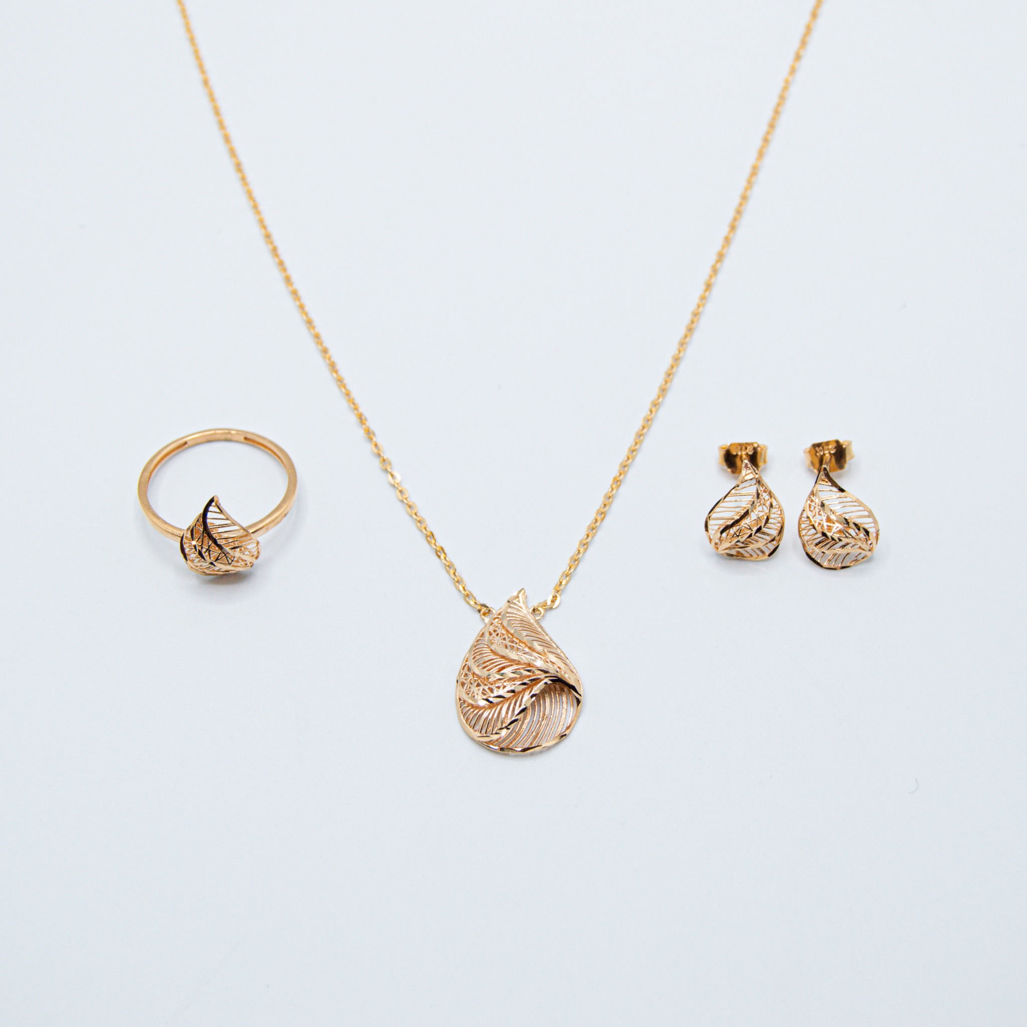  gold half set 21k  