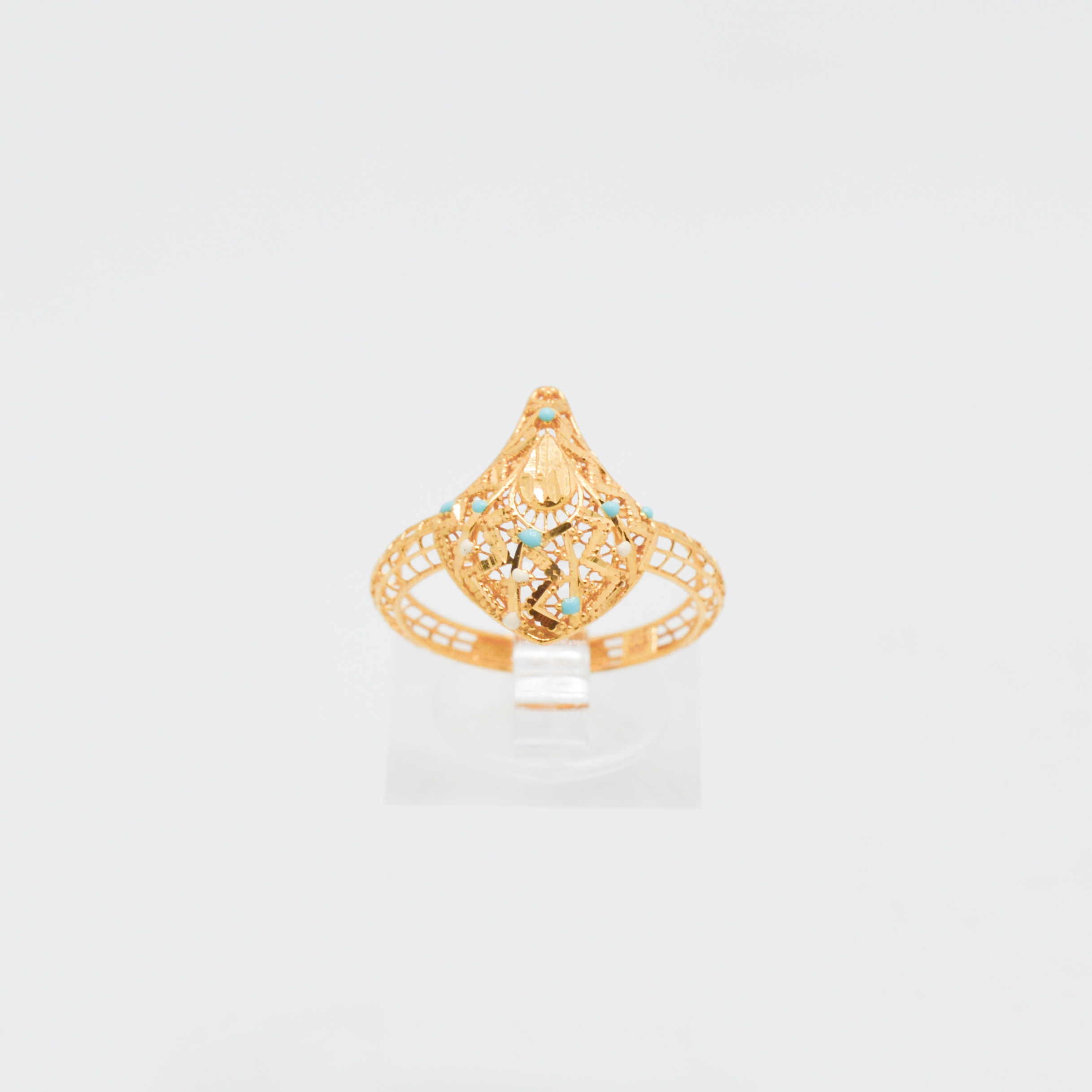  Gold ring 21k  
