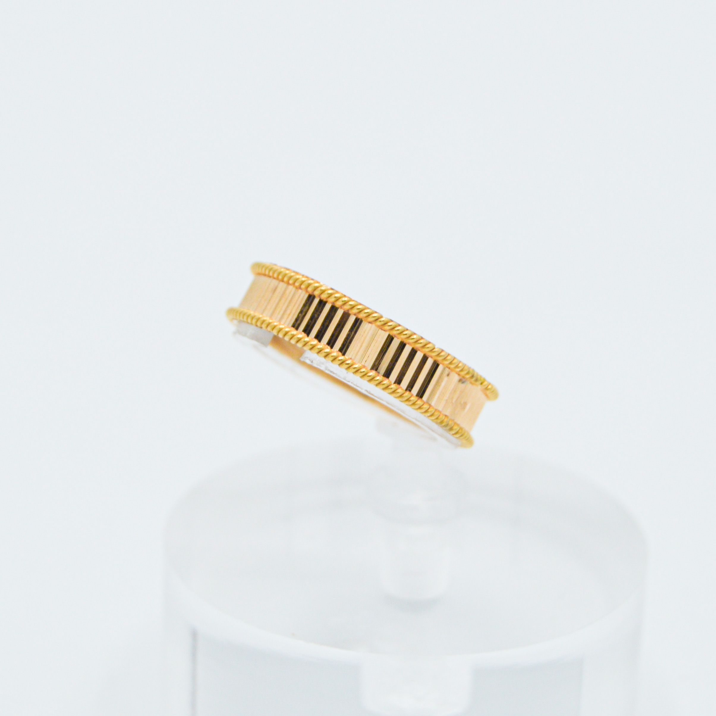 Mirror engagement ring 21k, gold  