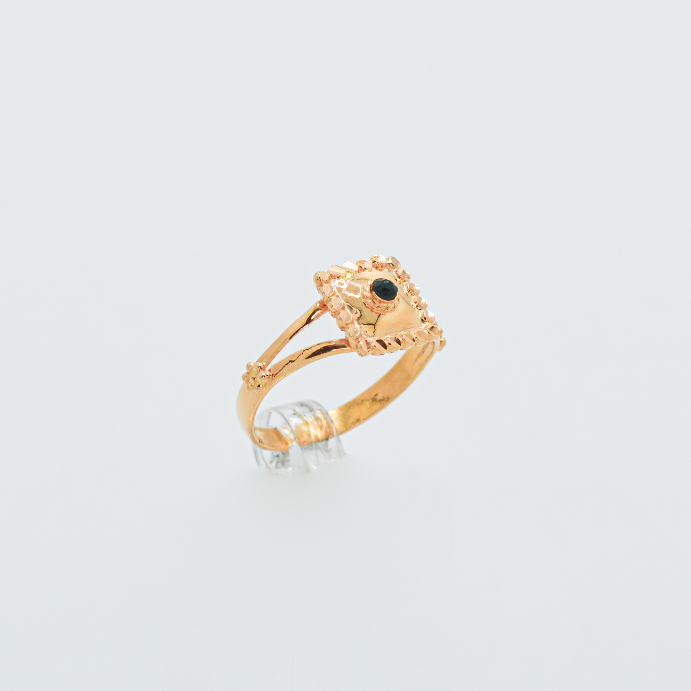  Green ring 21k gold  