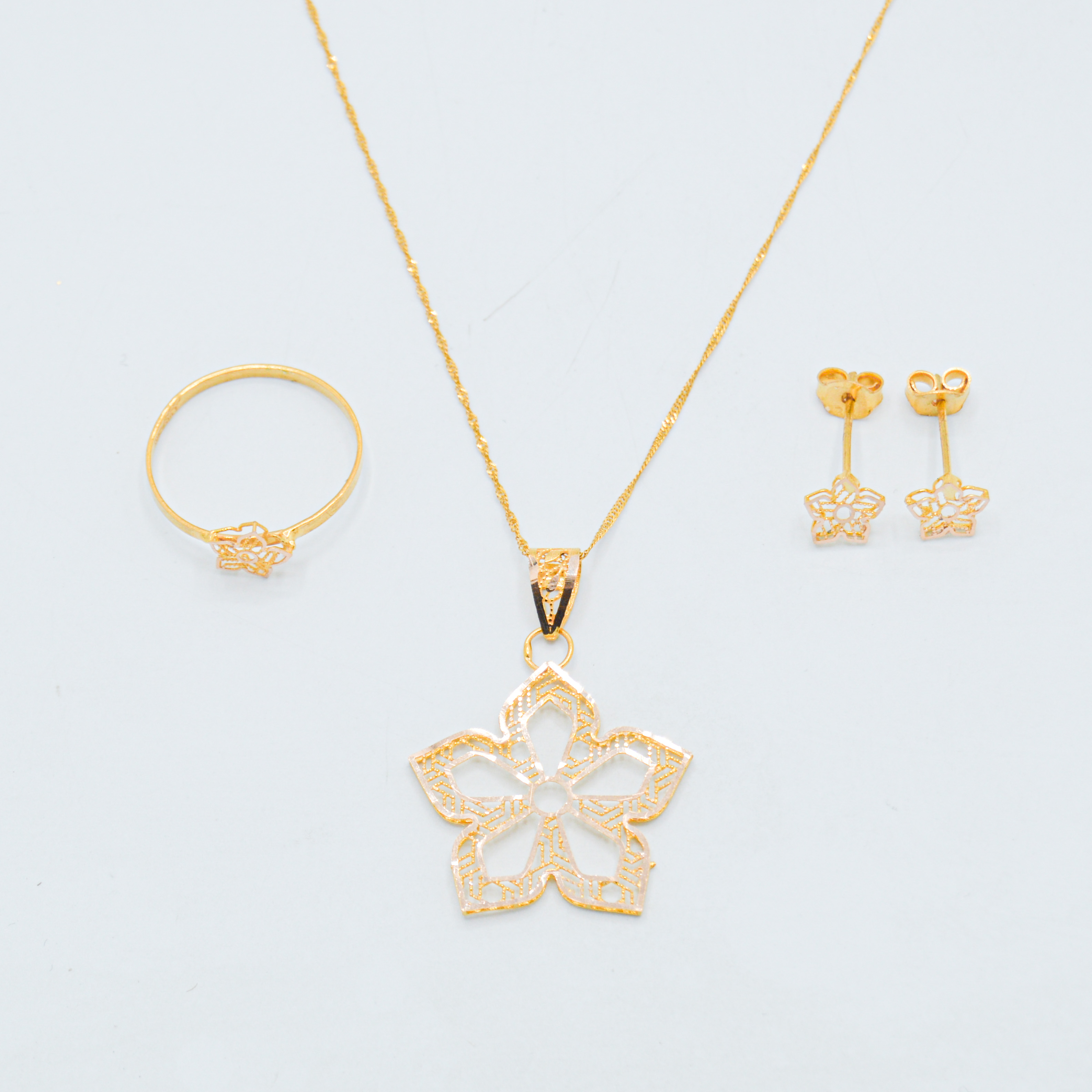  Gold half set 21k  