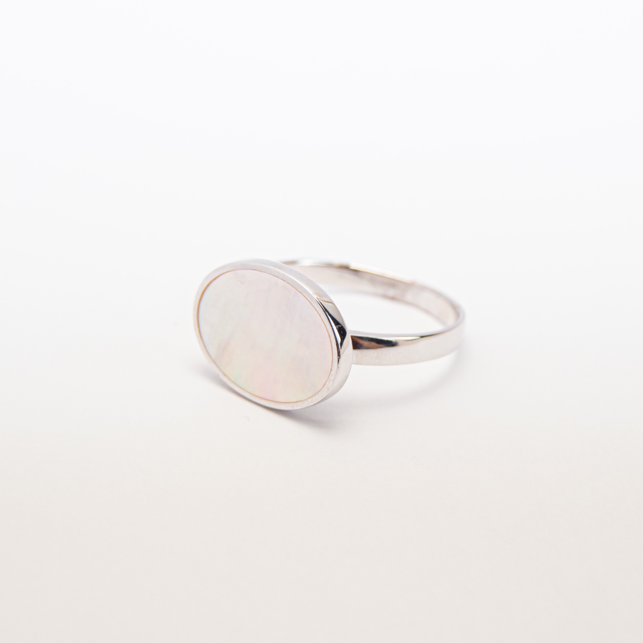  pearl stone ring 925k, gold 